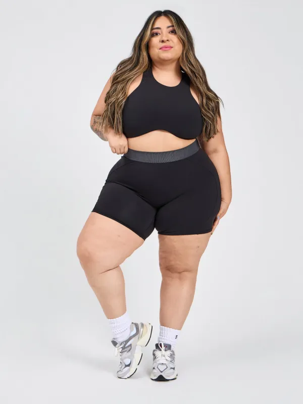 Bliss Butter Short 6" - Onyx Black sold by BuffBunny