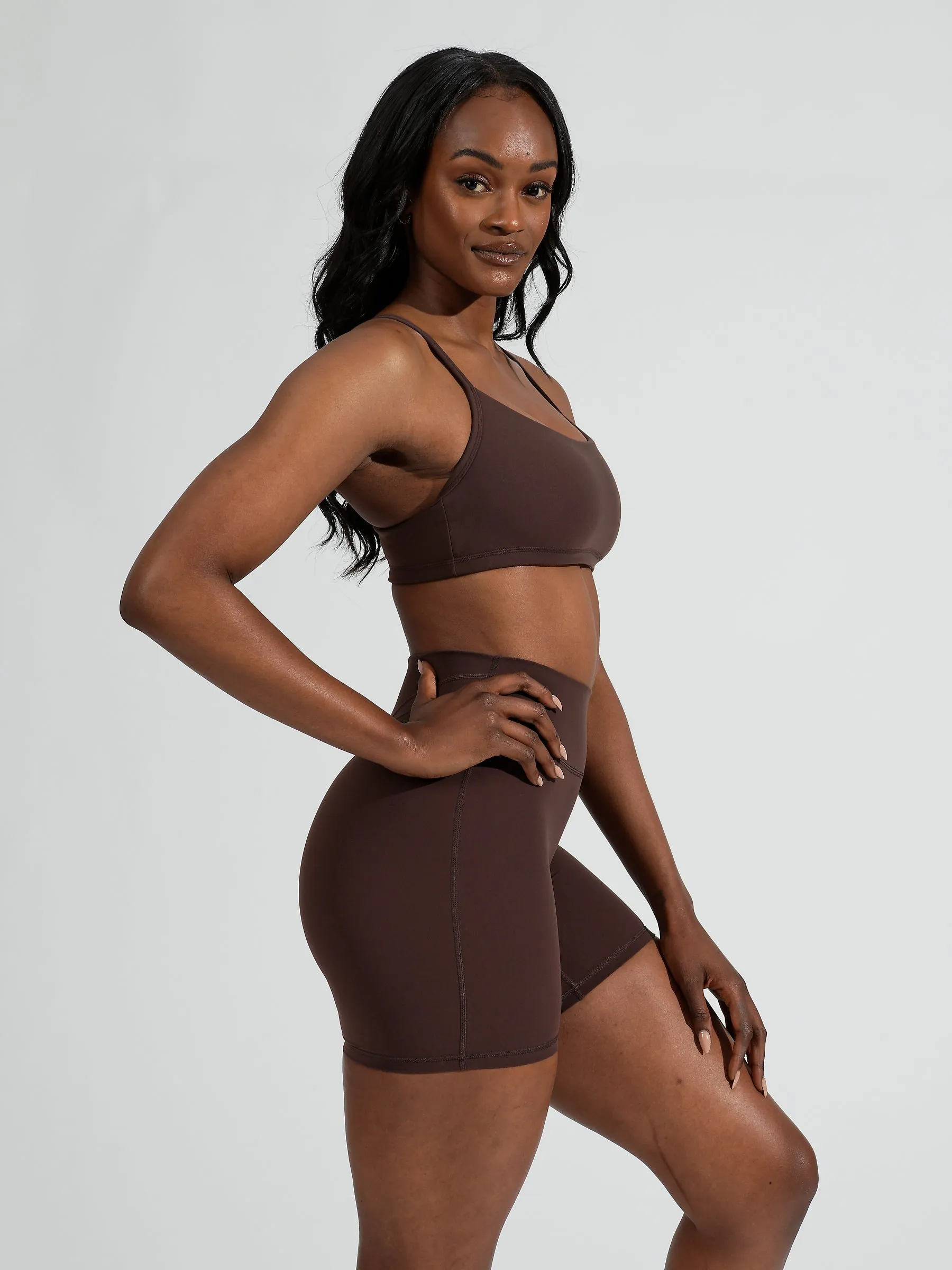 Reversible Sports Bra - Journey Dark Brown/Stardust sold by BuffBunny product image thumbnail 5