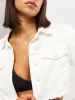 Desire Denim Jacket - White sold by BuffBunny