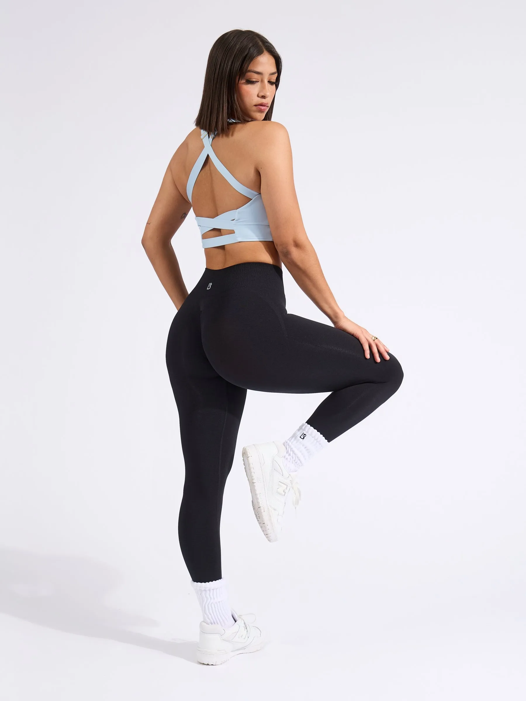 Candy Wrap Sports Bra - Blue Bubbles sold by BuffBunny product image thumbnail 2