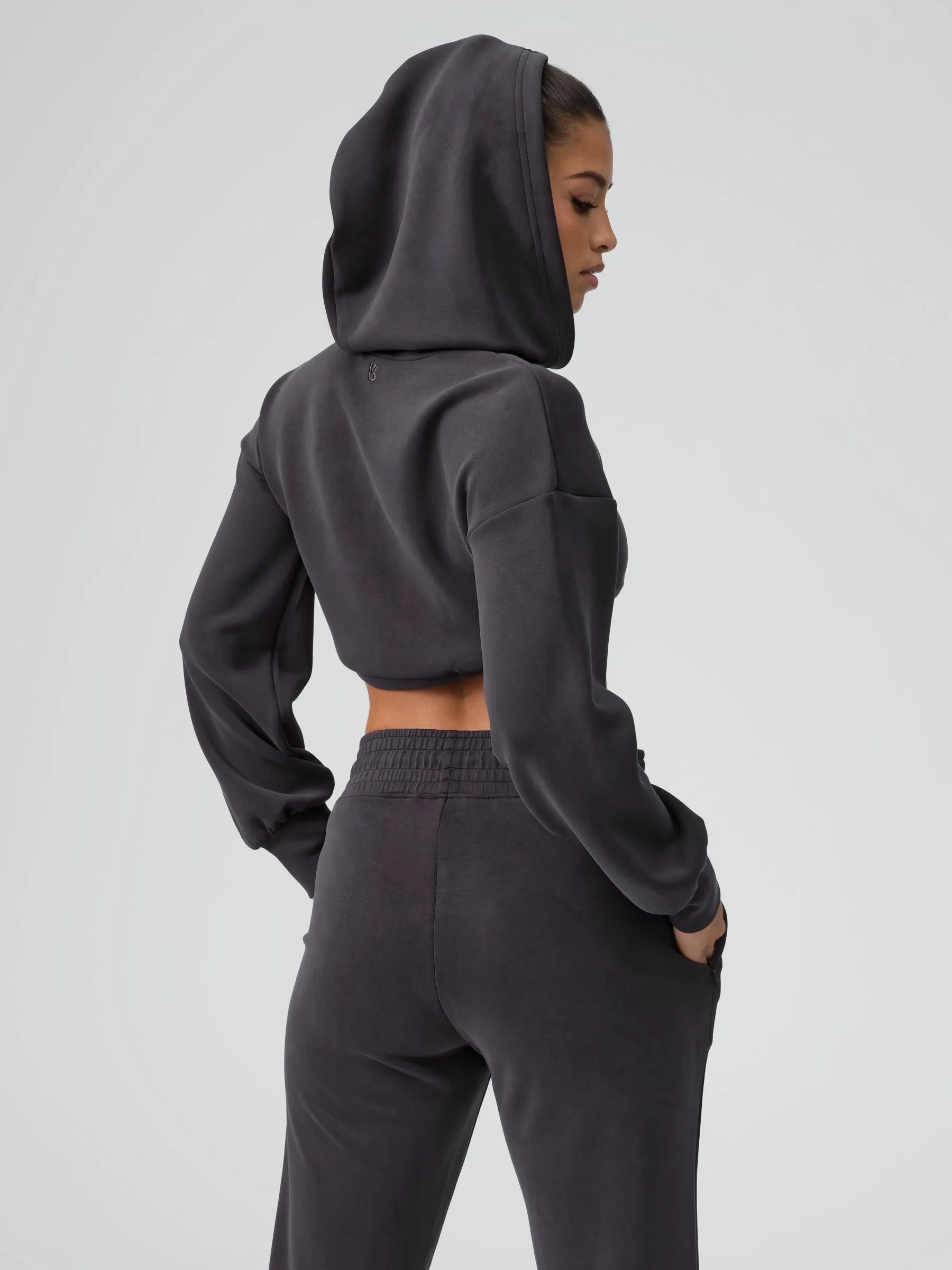 Luxe Bolero Hoodie - Black sold by BuffBunny product image thumbnail 4