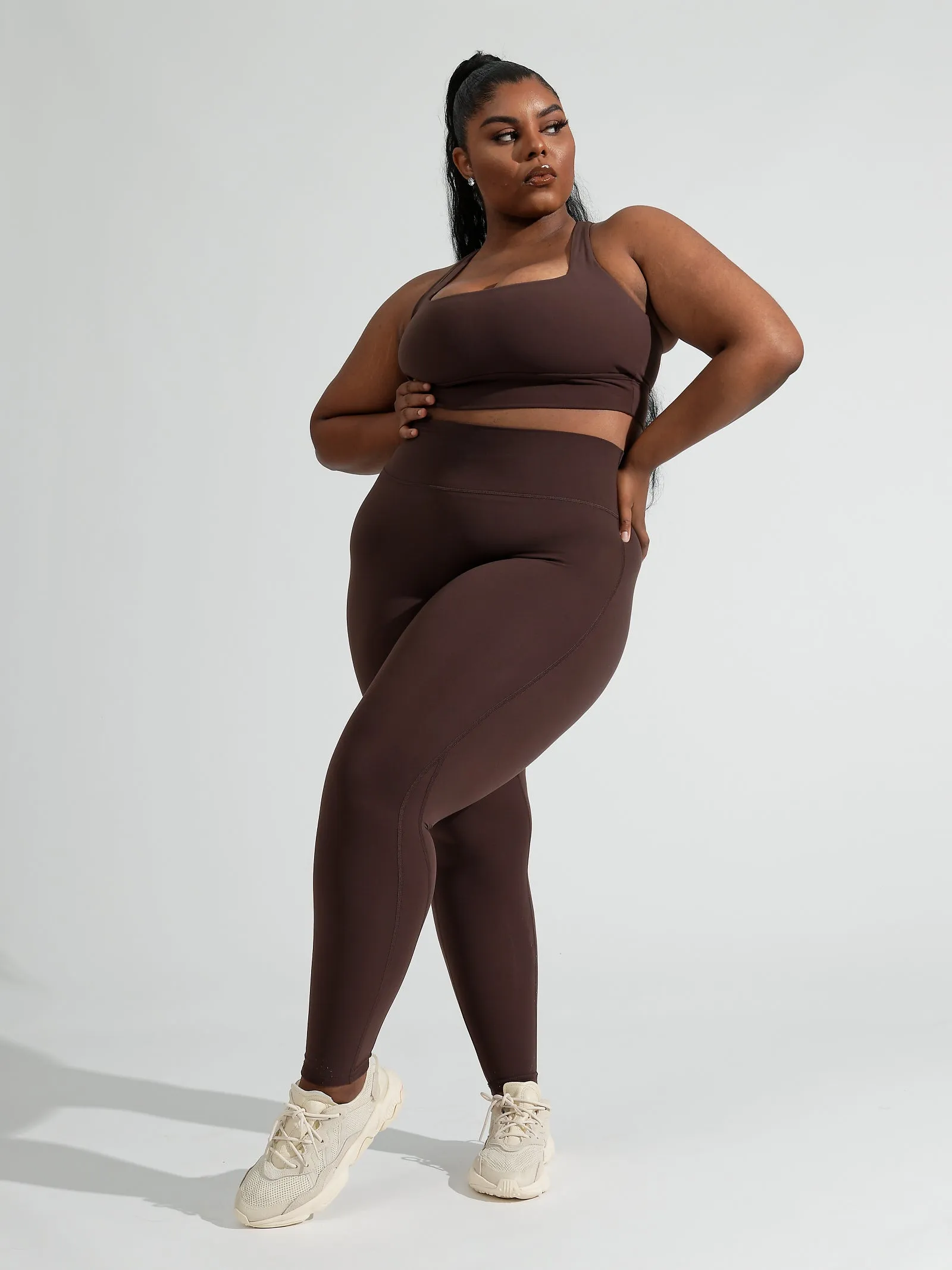 Legacy Legging - Journey Dark Brown sold by BuffBunny product image thumbnail 2