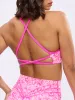 Girlfriend Reversible Sports Bra - Candy Crush and Pink Fashun Print sold by BuffBunny
