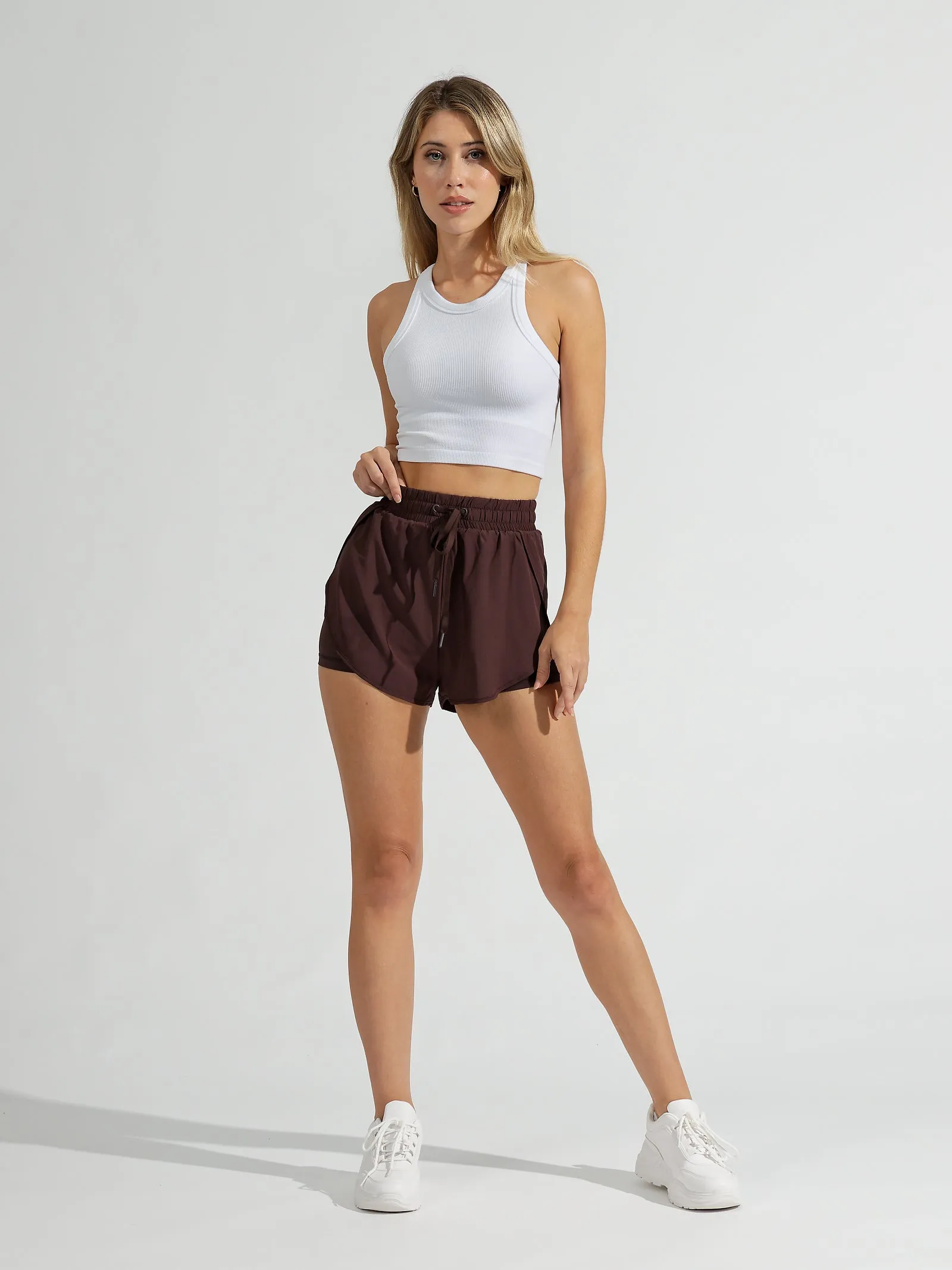 Ribbed Seamless Tank - White sold by BuffBunny product image thumbnail 2