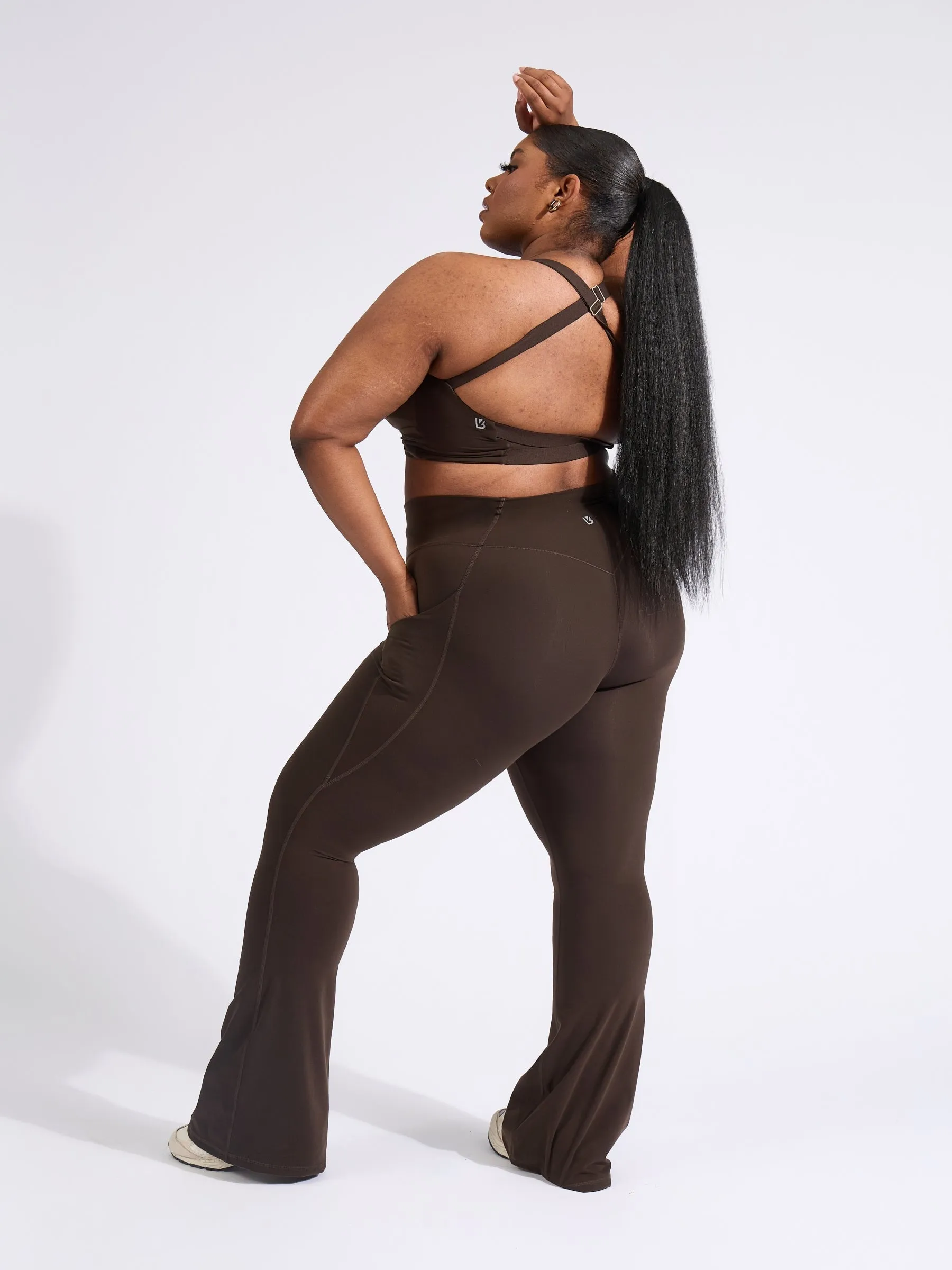 Candy Wrap Sports Bra - Cold Brew sold by BuffBunny product image thumbnail 5