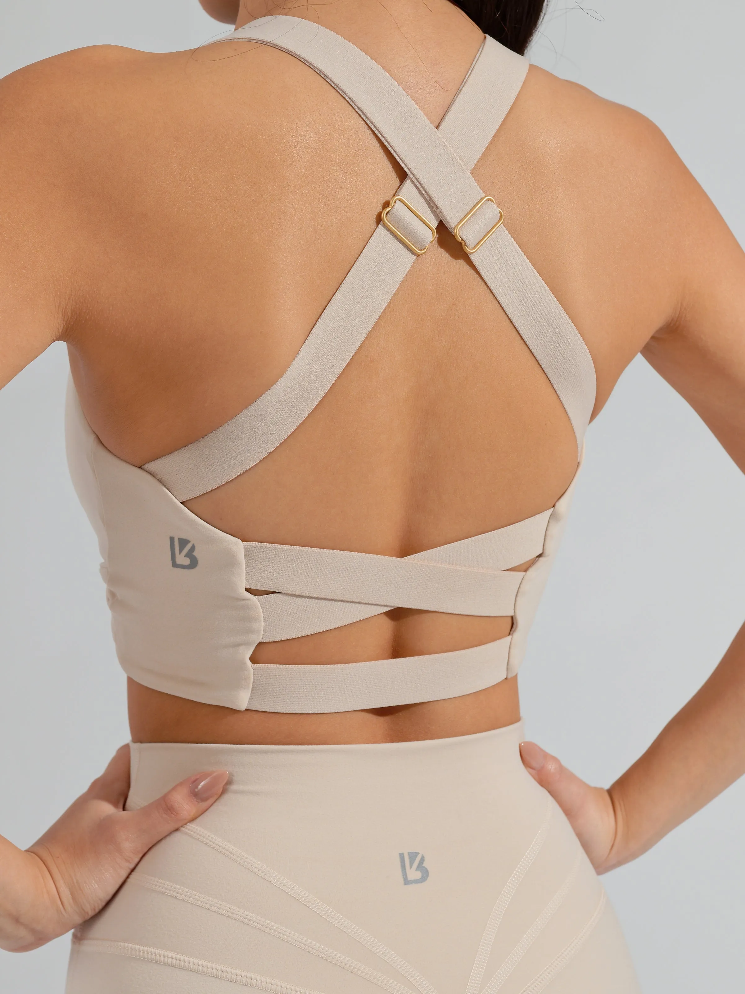 Candy Wrap Sports Bra - Stardust sold by BuffBunny product image thumbnail 4