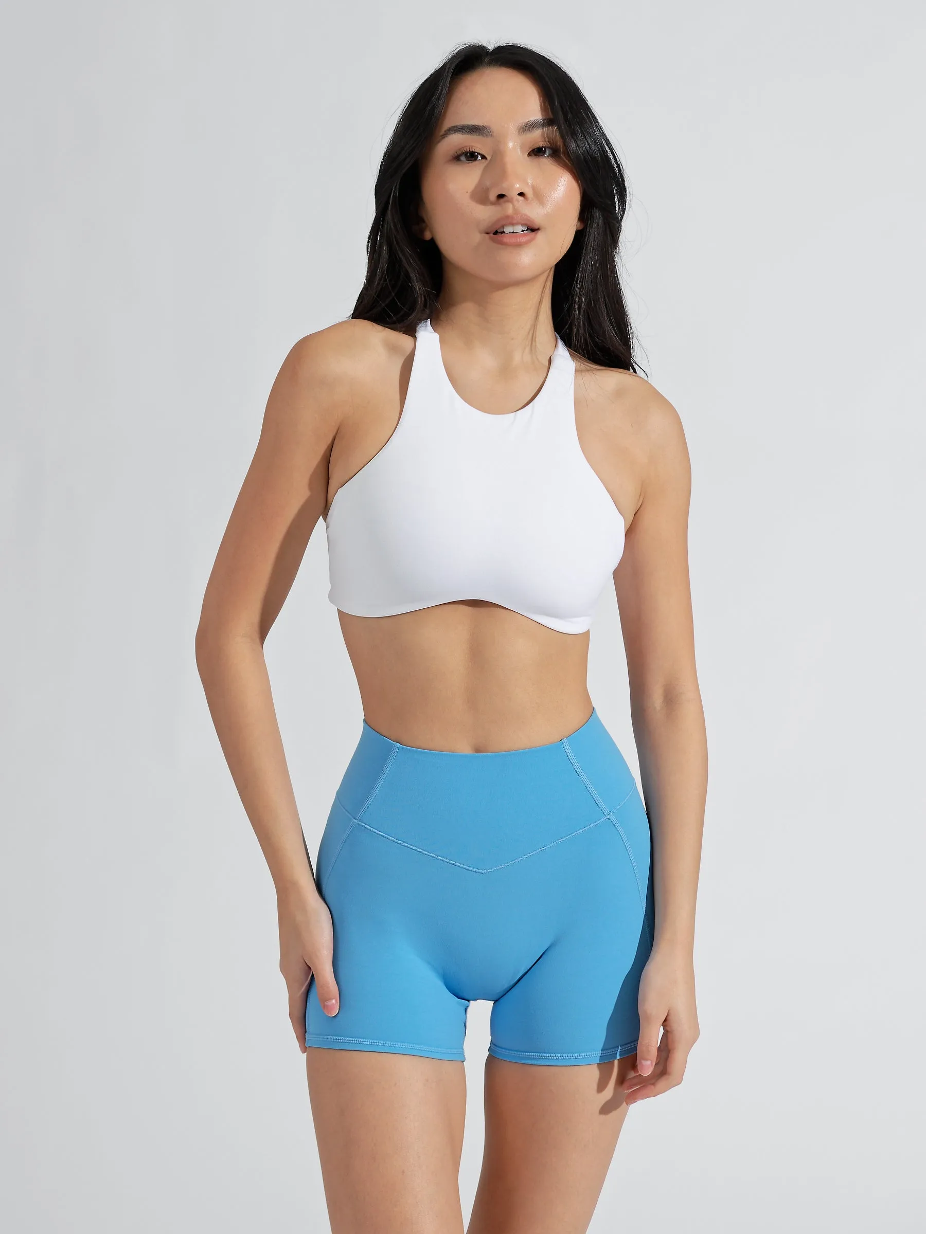 Curve Sports Bra - White sold by BuffBunny product image thumbnail 3