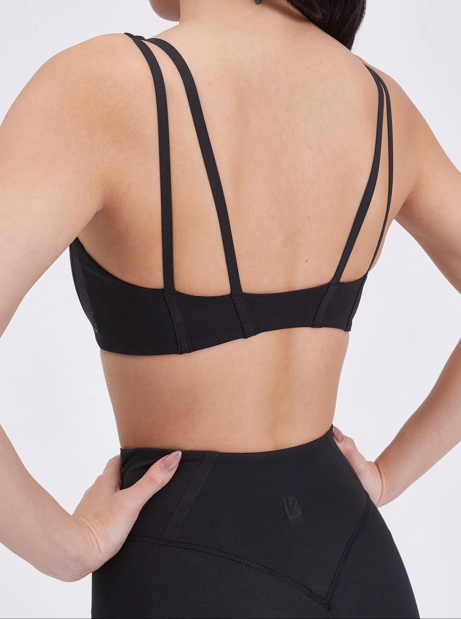 Airbrush Sports Bra - Onyx Black sold by BuffBunny product image thumbnail 4