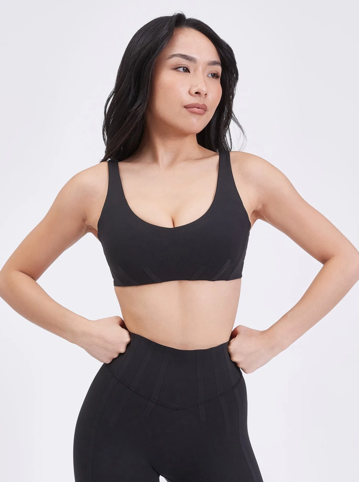 Airbrush Sports Bra - Onyx Black sold by BuffBunny product image thumbnail 3