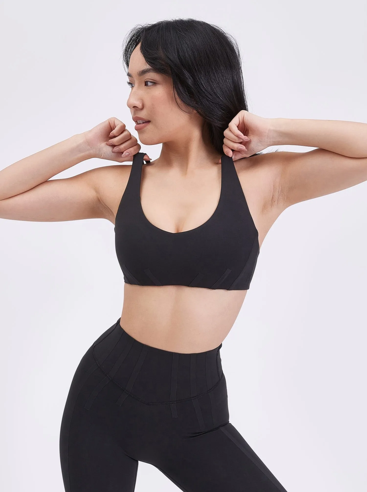 Airbrush Sports Bra - Onyx Black sold by BuffBunny product image thumbnail 2