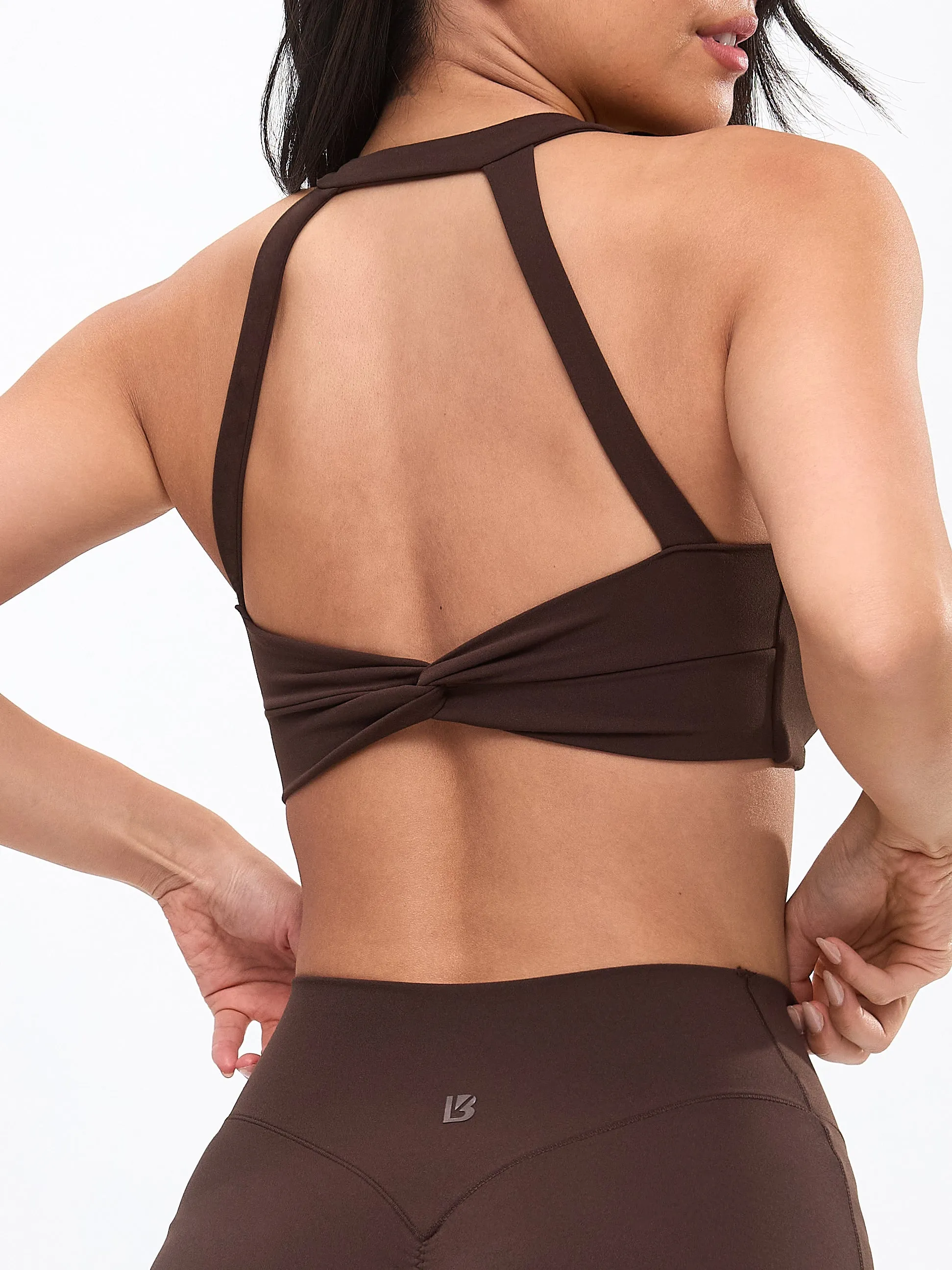 Double Twist Sports Bra - Cold Brew sold by BuffBunny product image thumbnail 2
