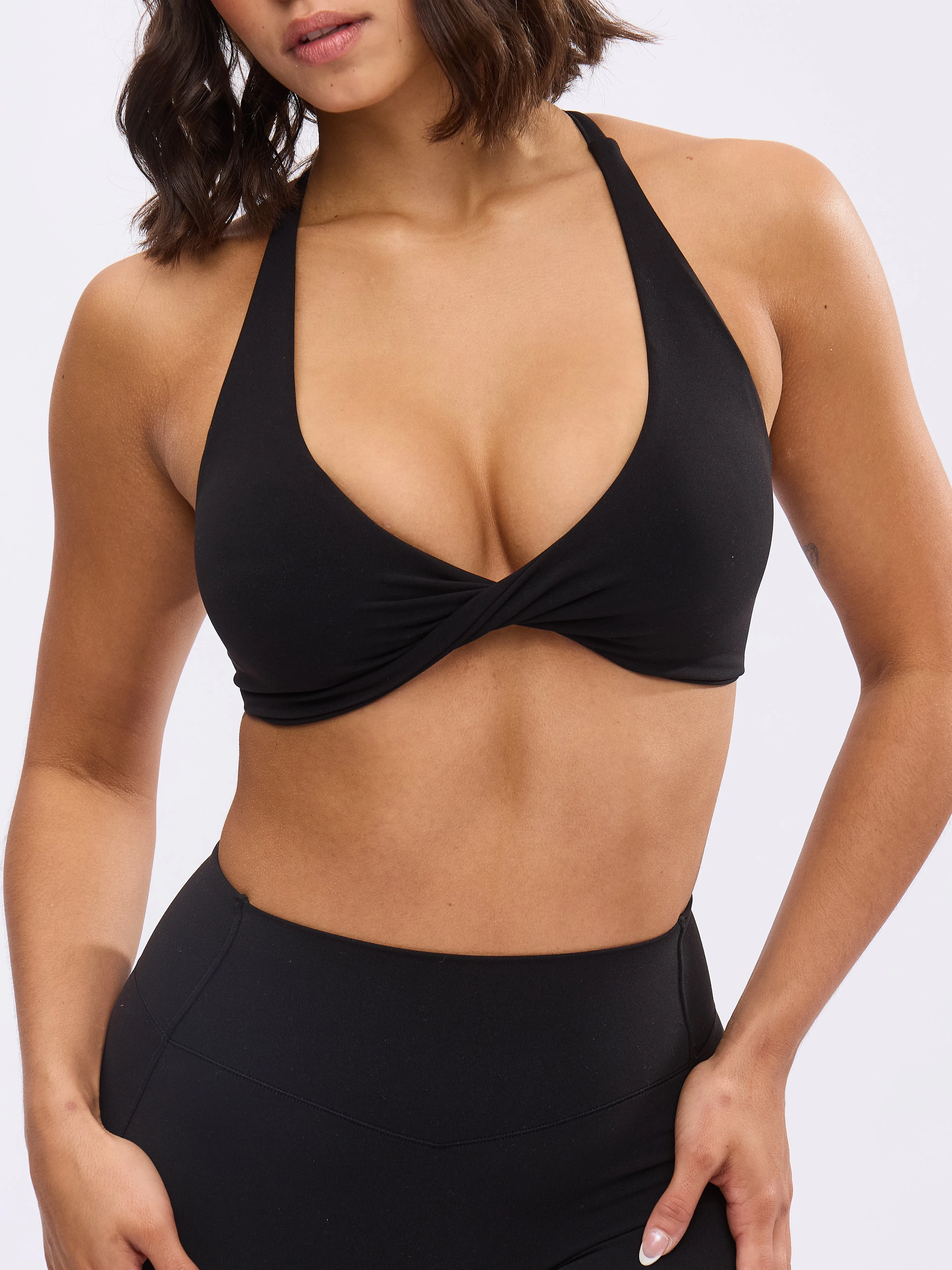 Glow Sports Bra - Onyx Black sold by BuffBunny