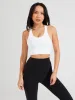 Rosa Sports Bra - White sold by BuffBunny