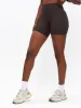 Material Girl Ribbed Short 6" - Cold Brew sold by BuffBunny