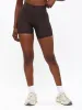 Material Girl Ribbed Short 6" - Cold Brew sold by BuffBunny