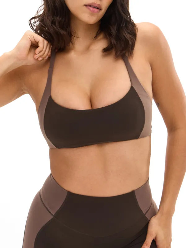 Aurora Sports Bra - Cold Brew and Grounds sold by BuffBunny