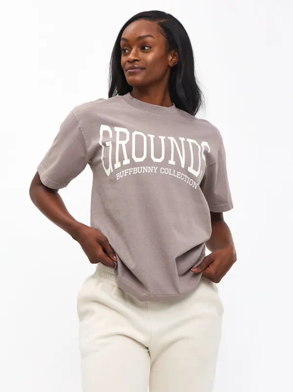 Grounds Tee - Grit sold by BuffBunny