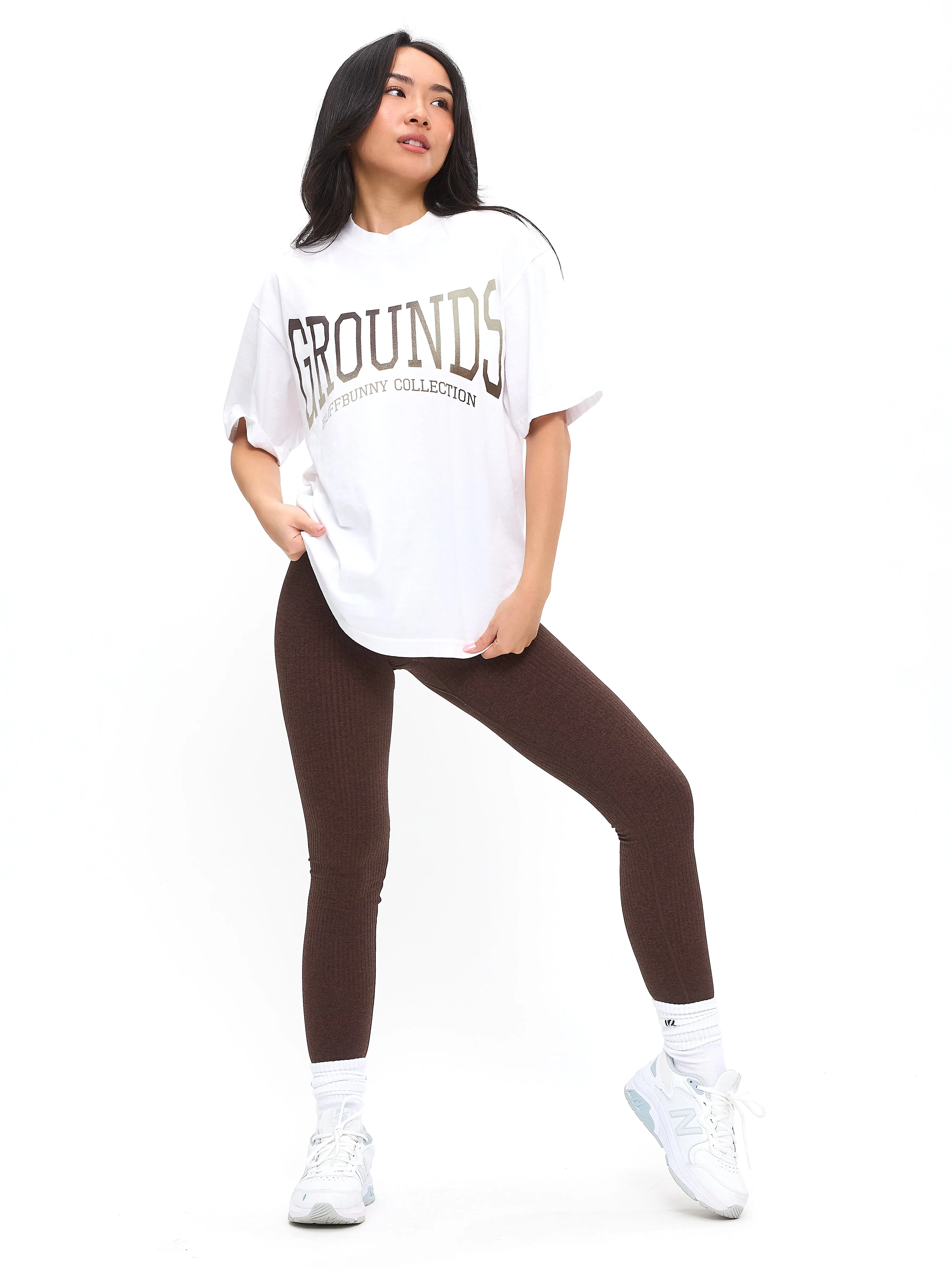 Grounds Tee - White sold by BuffBunny product image thumbnail 3