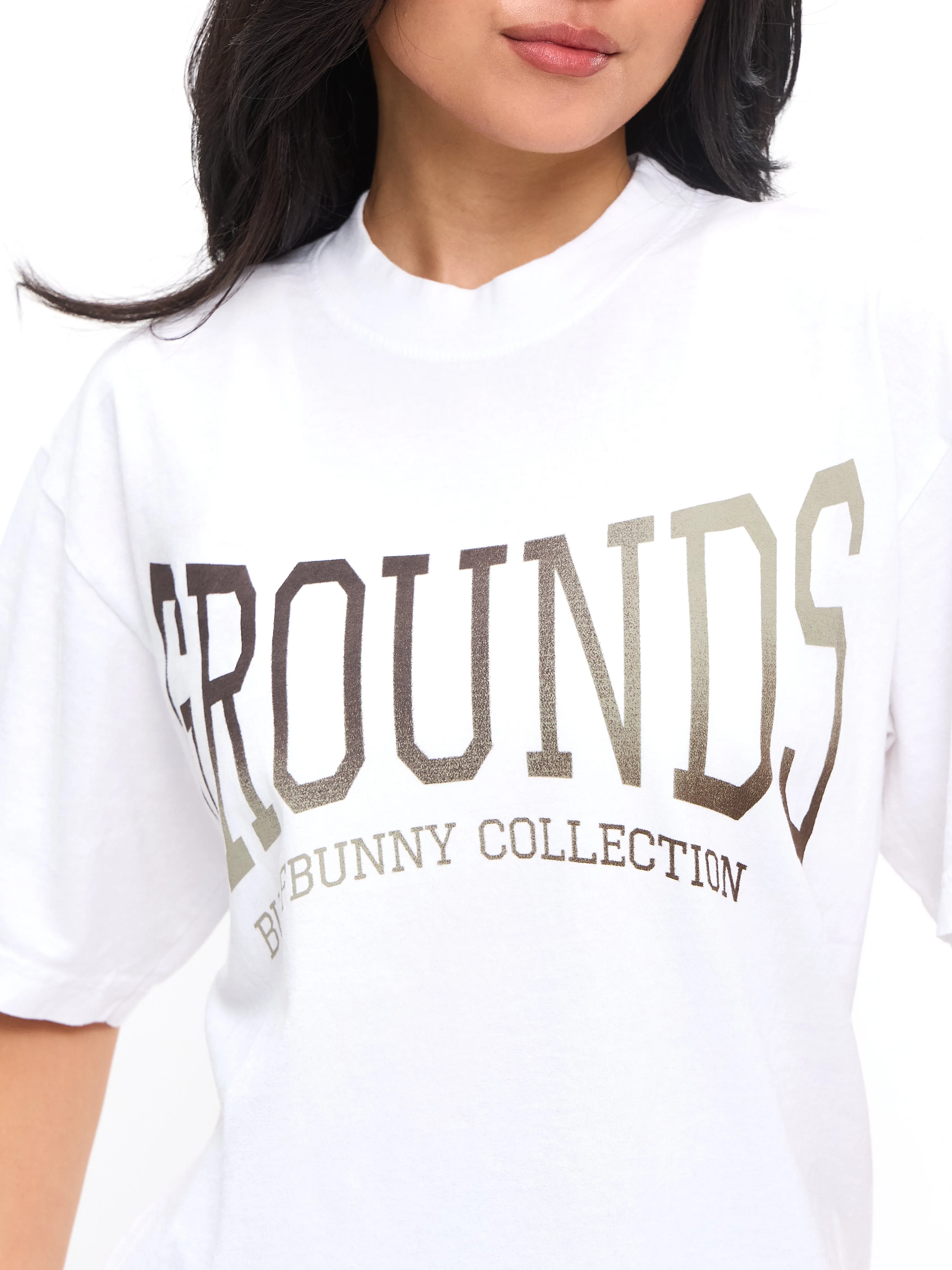 Grounds Tee - White sold by BuffBunny product image thumbnail 2