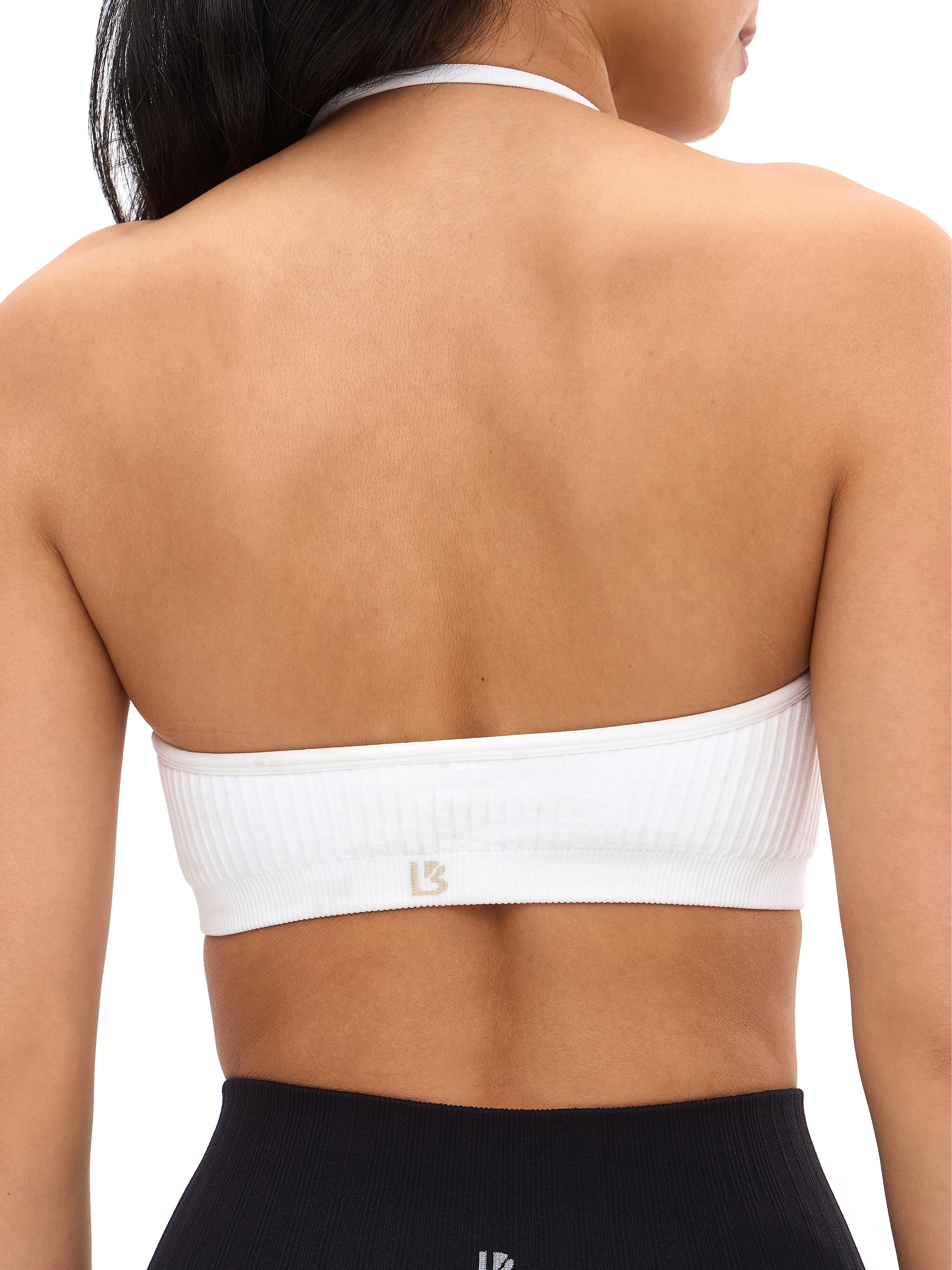 Seamless Ribbed Bandeau - White sold by BuffBunny product image thumbnail 5