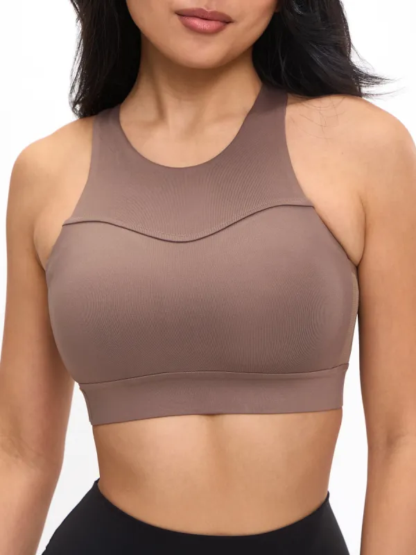 Wicked Sports Bra - Chai Latte sold by BuffBunny