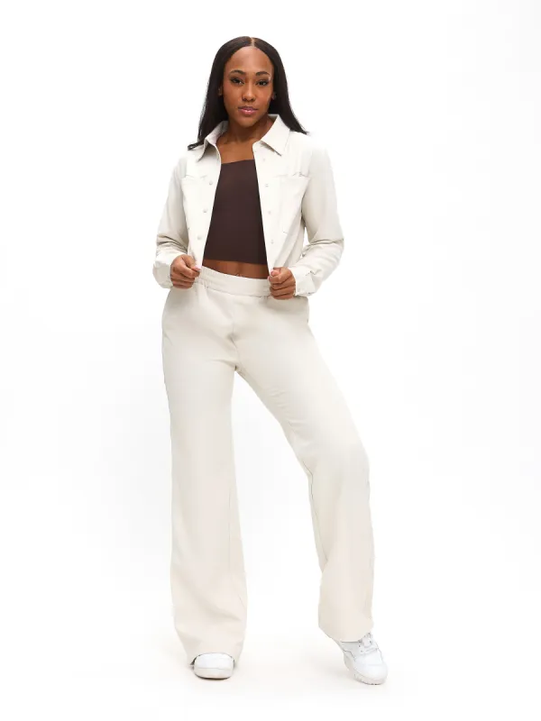 Snap Side Pant - Bone sold by BuffBunny