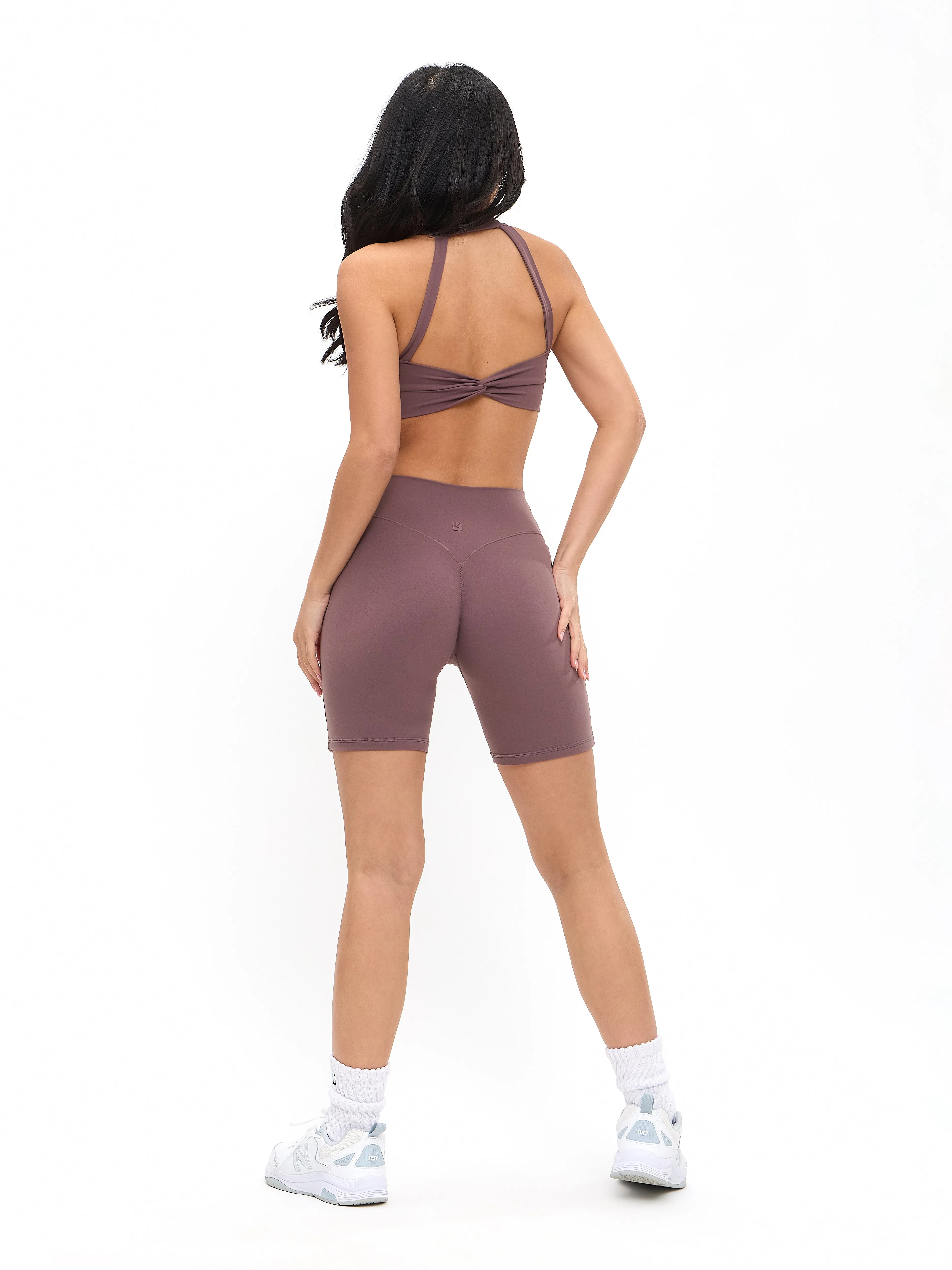 Double Twist Sports Bra - Mocha Berry sold by BuffBunny product image thumbnail 5