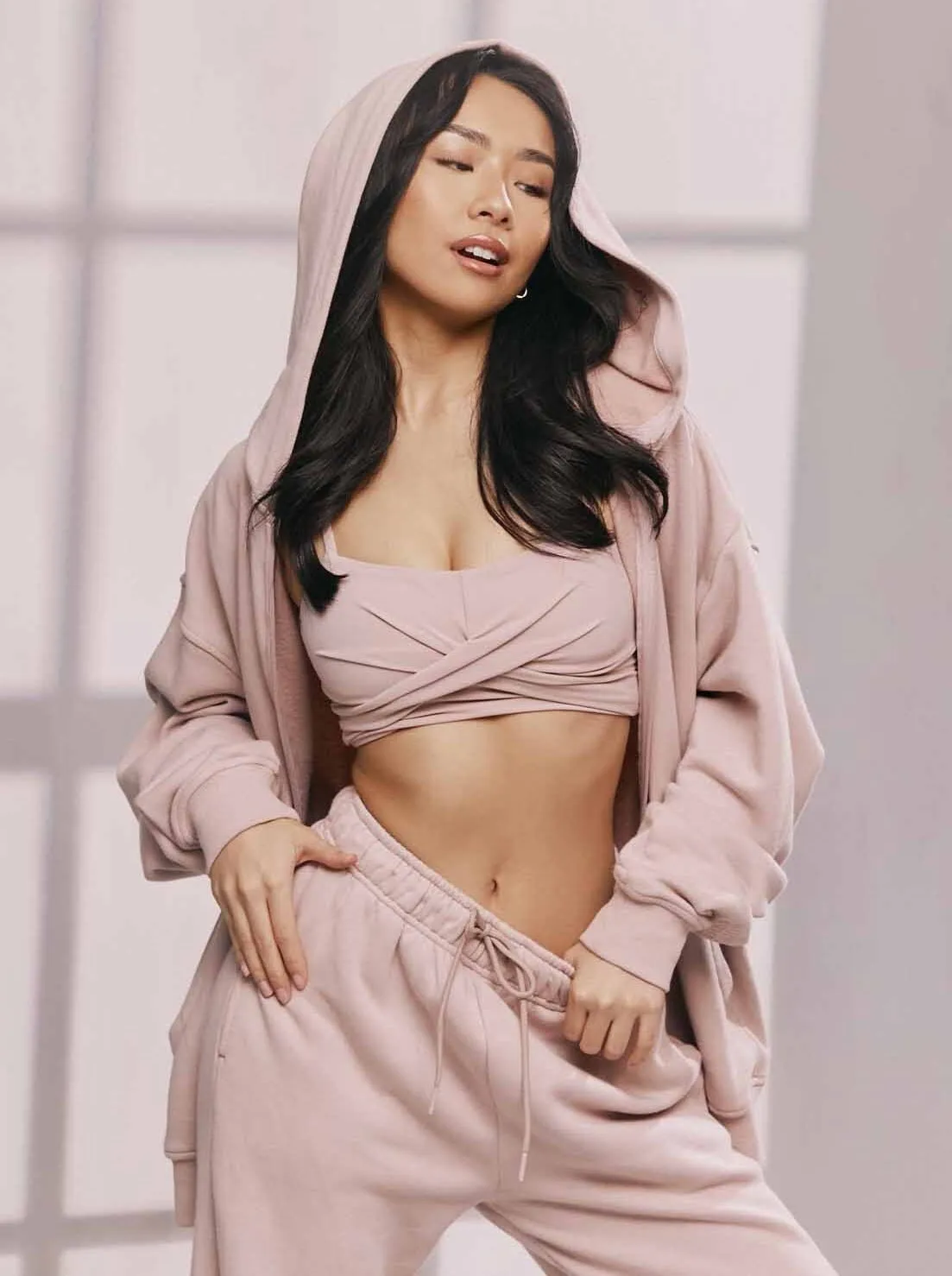 Ivy Wrap Sports Bra - Berry Ice sold by BuffBunny