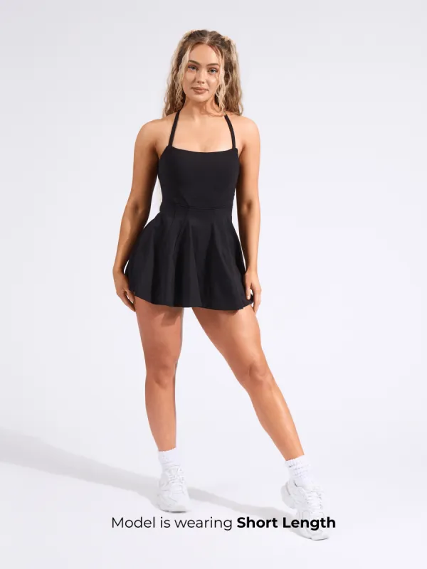 Bend and Snap Dress - Onyx Black sold by BuffBunny