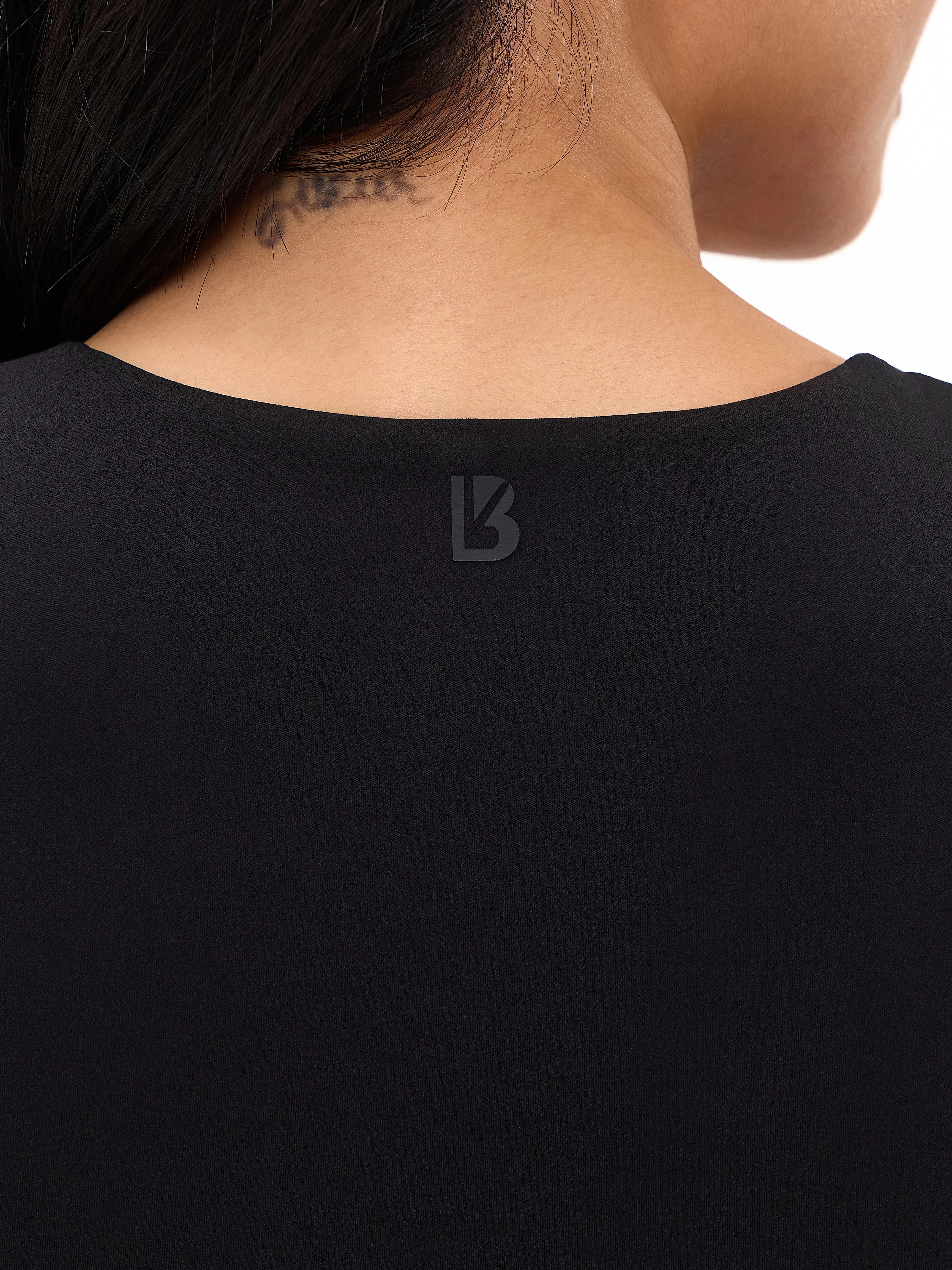 Butter Square Neck Crop - Onyx Black sold by BuffBunny product image thumbnail 3