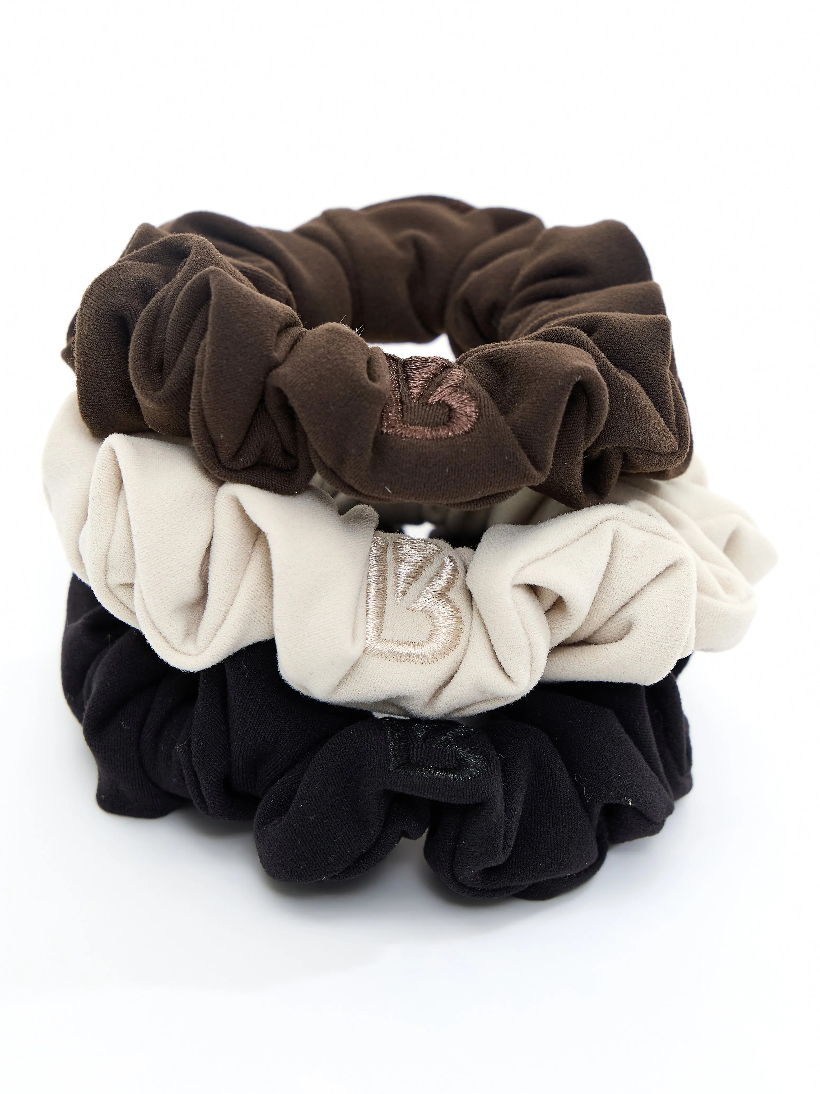 3 Pack NuBre Scrunchies - Core Color sold by BuffBunny