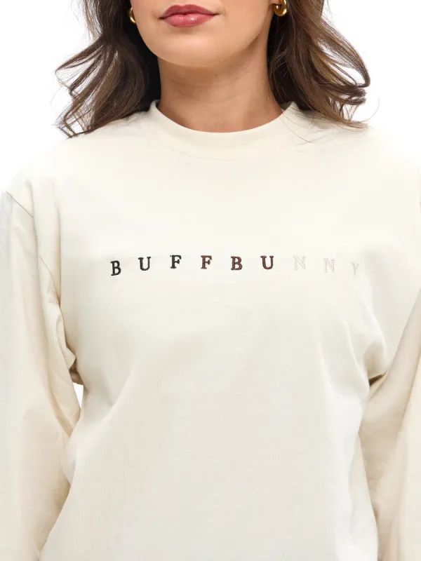 Gradient Long Sleeve Tee - Bone sold by BuffBunny
