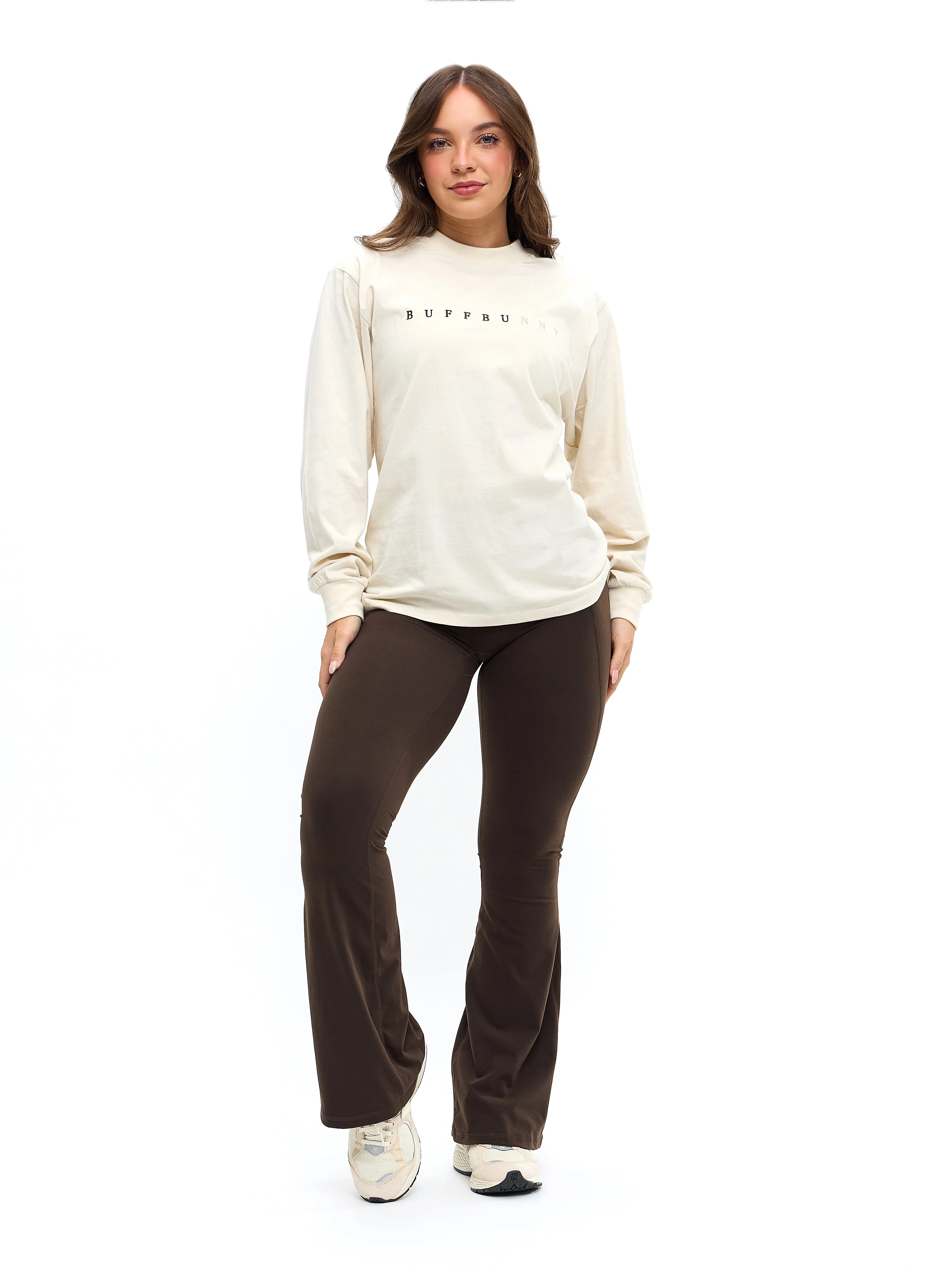 Gradient Long Sleeve Tee - Bone sold by BuffBunny product image thumbnail 4