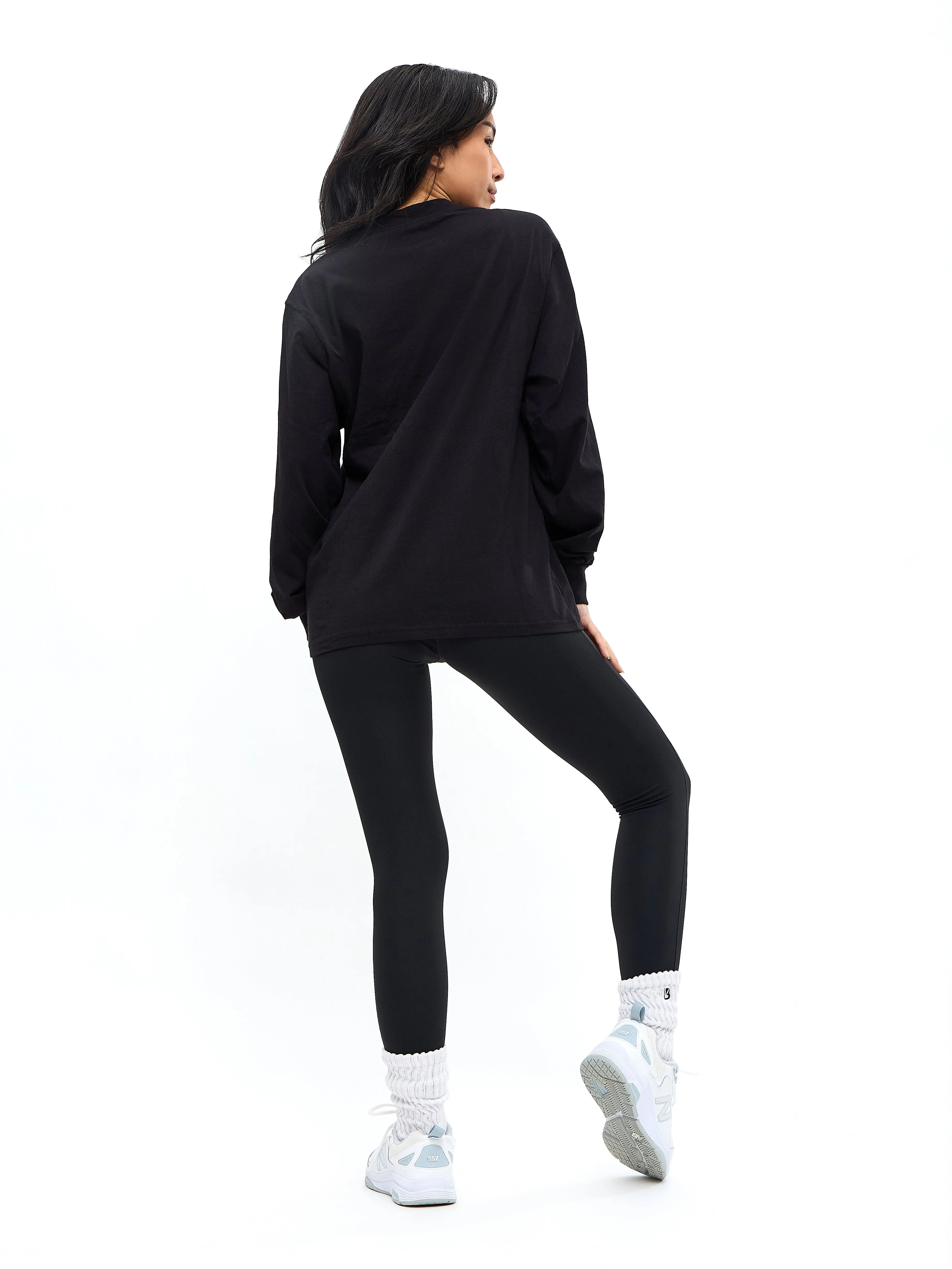 Gradient Long Sleeve Tee - Black sold by BuffBunny product image thumbnail 2