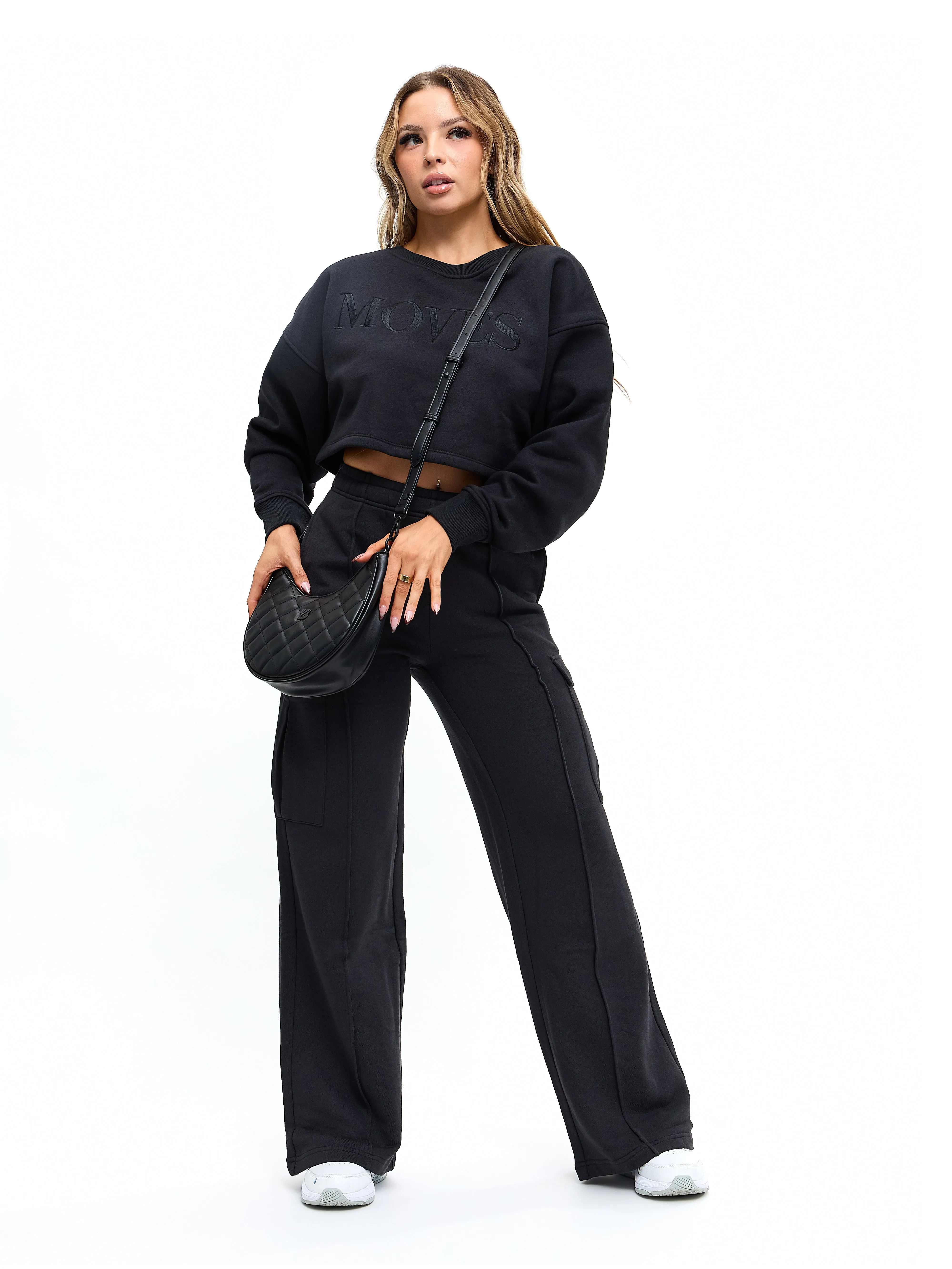 Quilted Crossbody Purse - Onyx Black sold by BuffBunny product image thumbnail 2