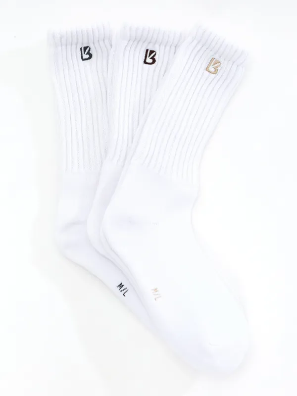 3 Pack Scrunch Socks - Core Color sold by BuffBunny