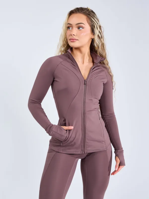 Colorado Zip Jacket - Mocha Berry sold by BuffBunny