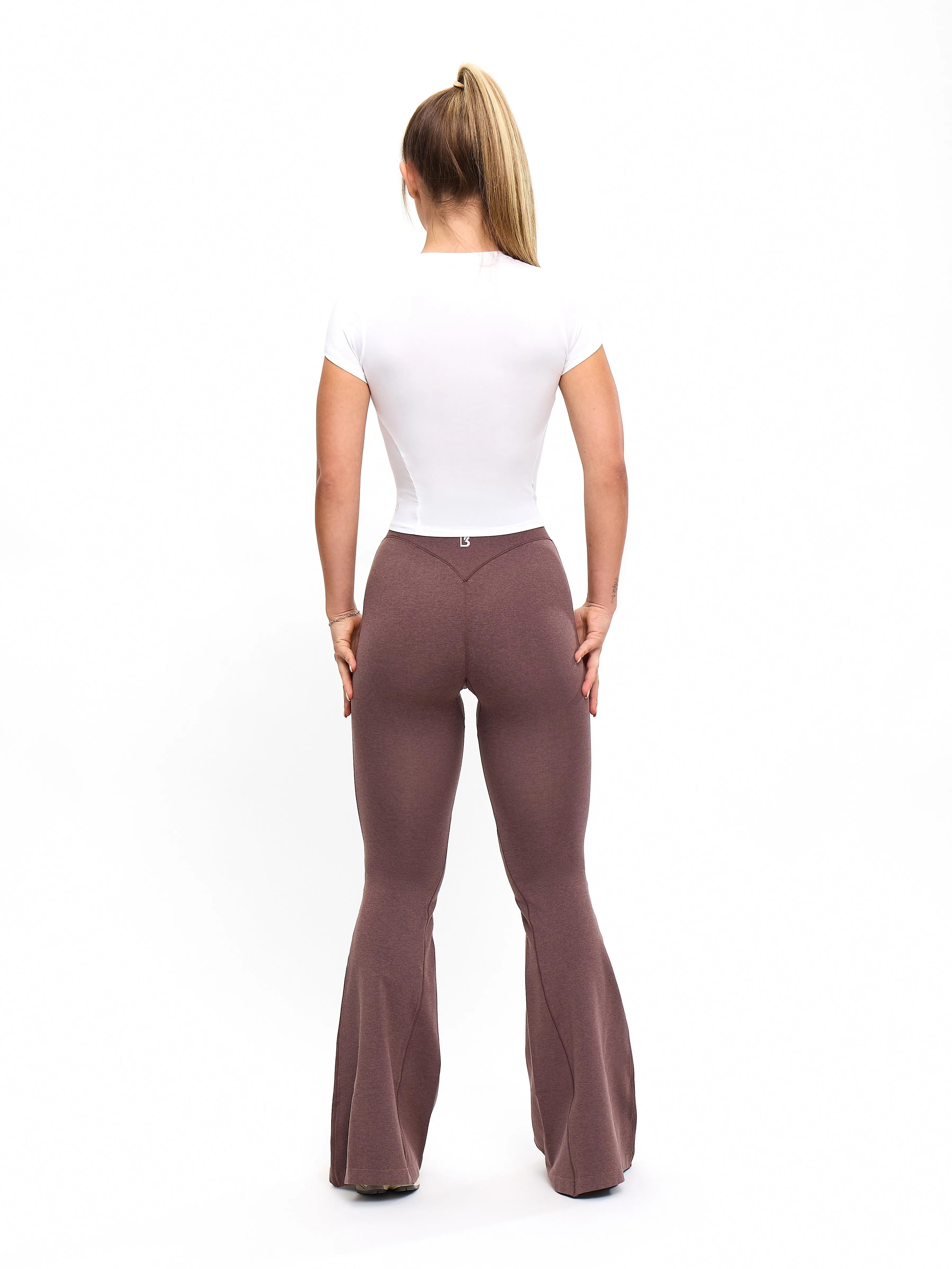 Seamless Flare Legging - Mocha Berry sold by BuffBunny product image thumbnail 2