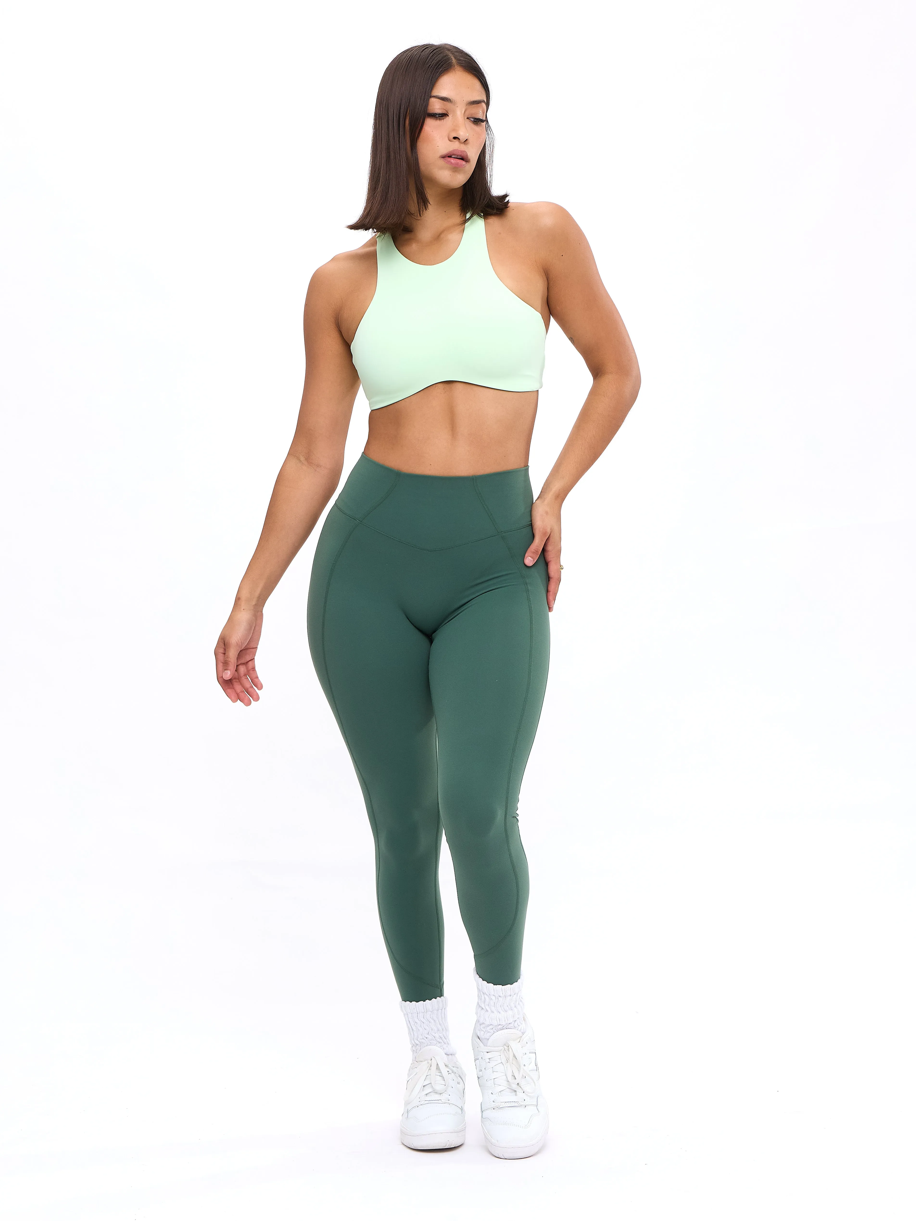 Curve Sports Bra - Honeydew sold by BuffBunny product image thumbnail 3