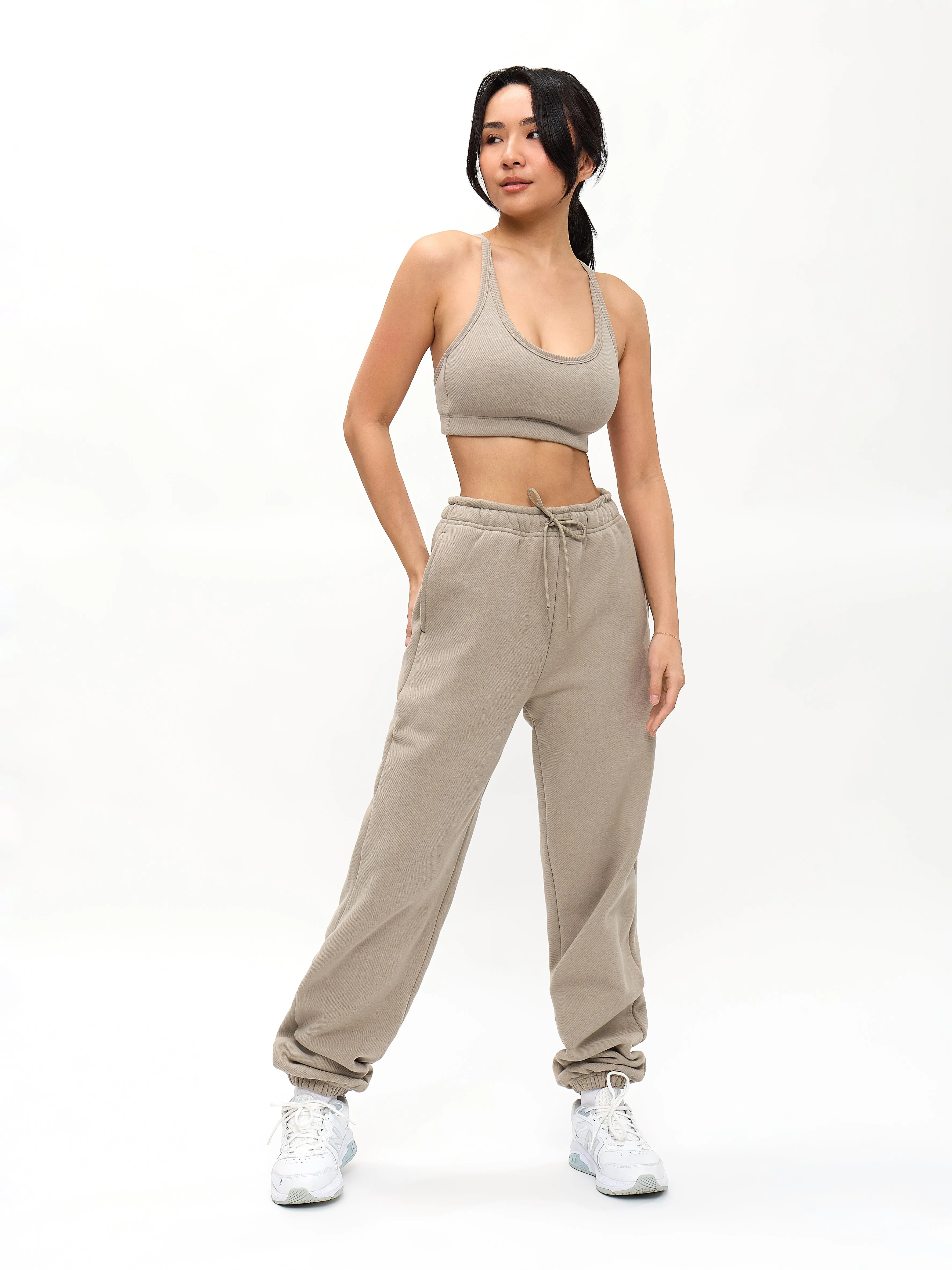 Plush Fleece Jogger - Neutral sold by BuffBunny