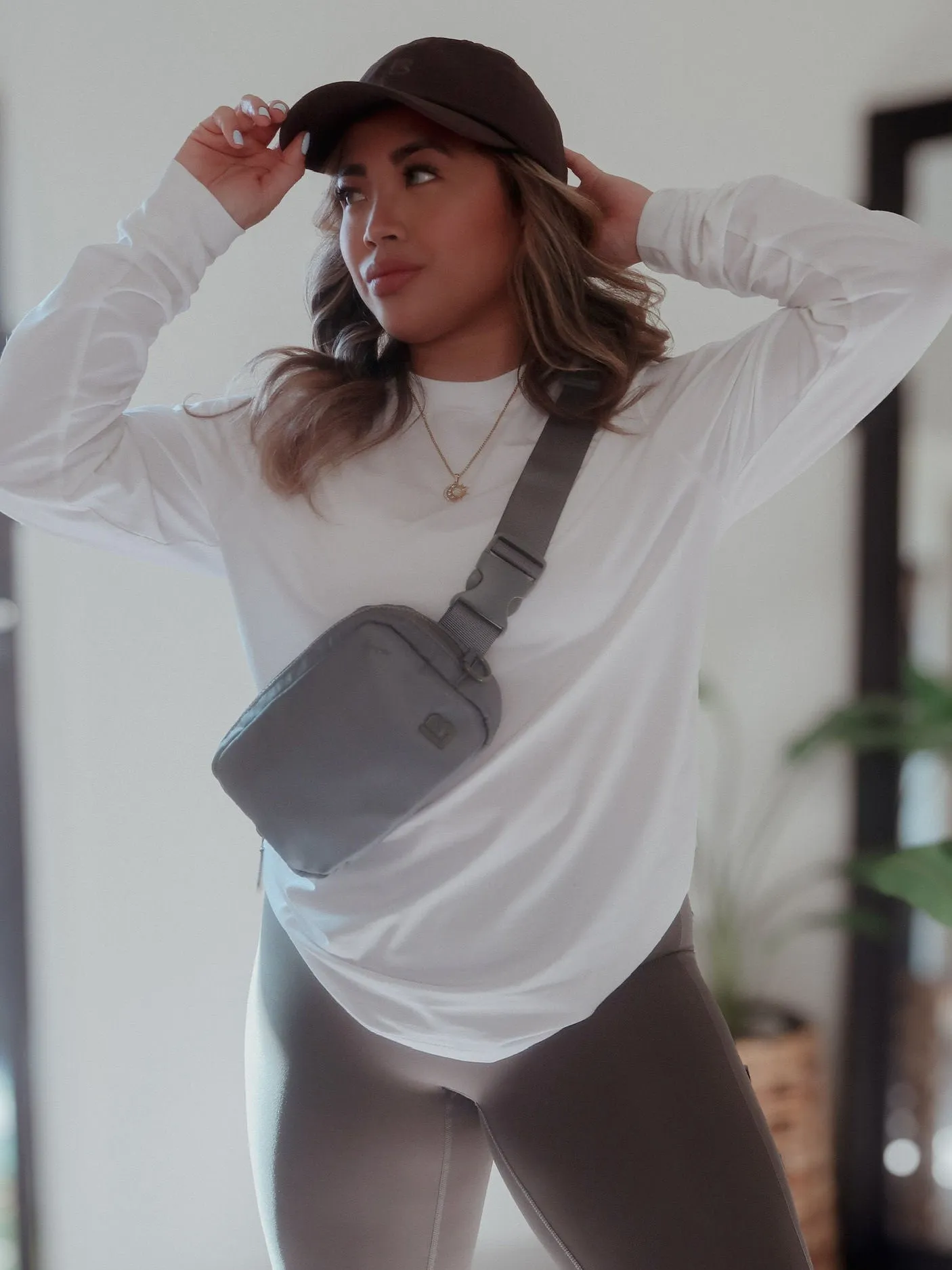 Drape Long Sleeve Tee - White sold by BuffBunny