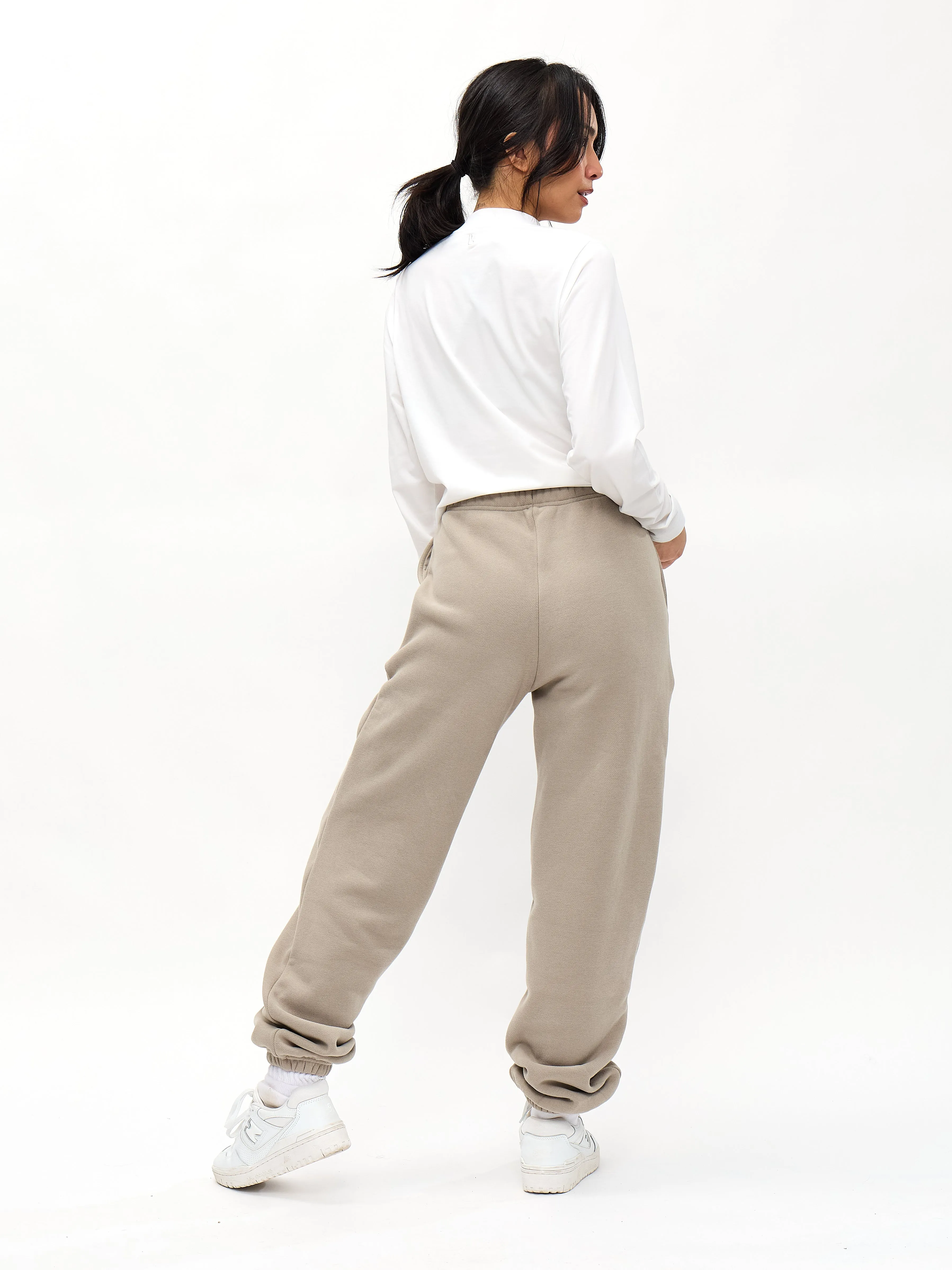 Drape Long Sleeve Tee - White sold by BuffBunny product image thumbnail 5