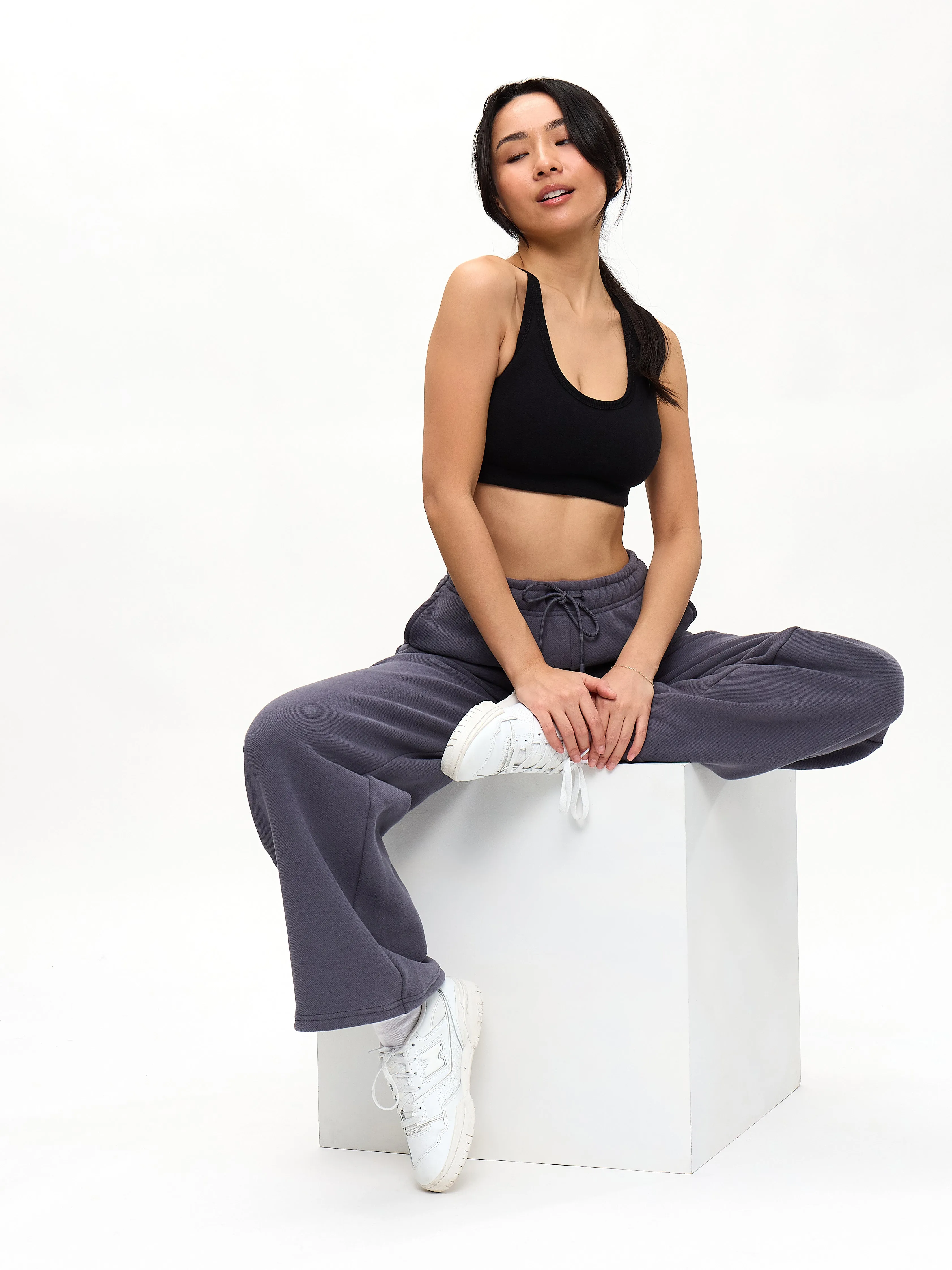 Plush Fleece Bralette - Onyx Black sold by BuffBunny product image thumbnail 4