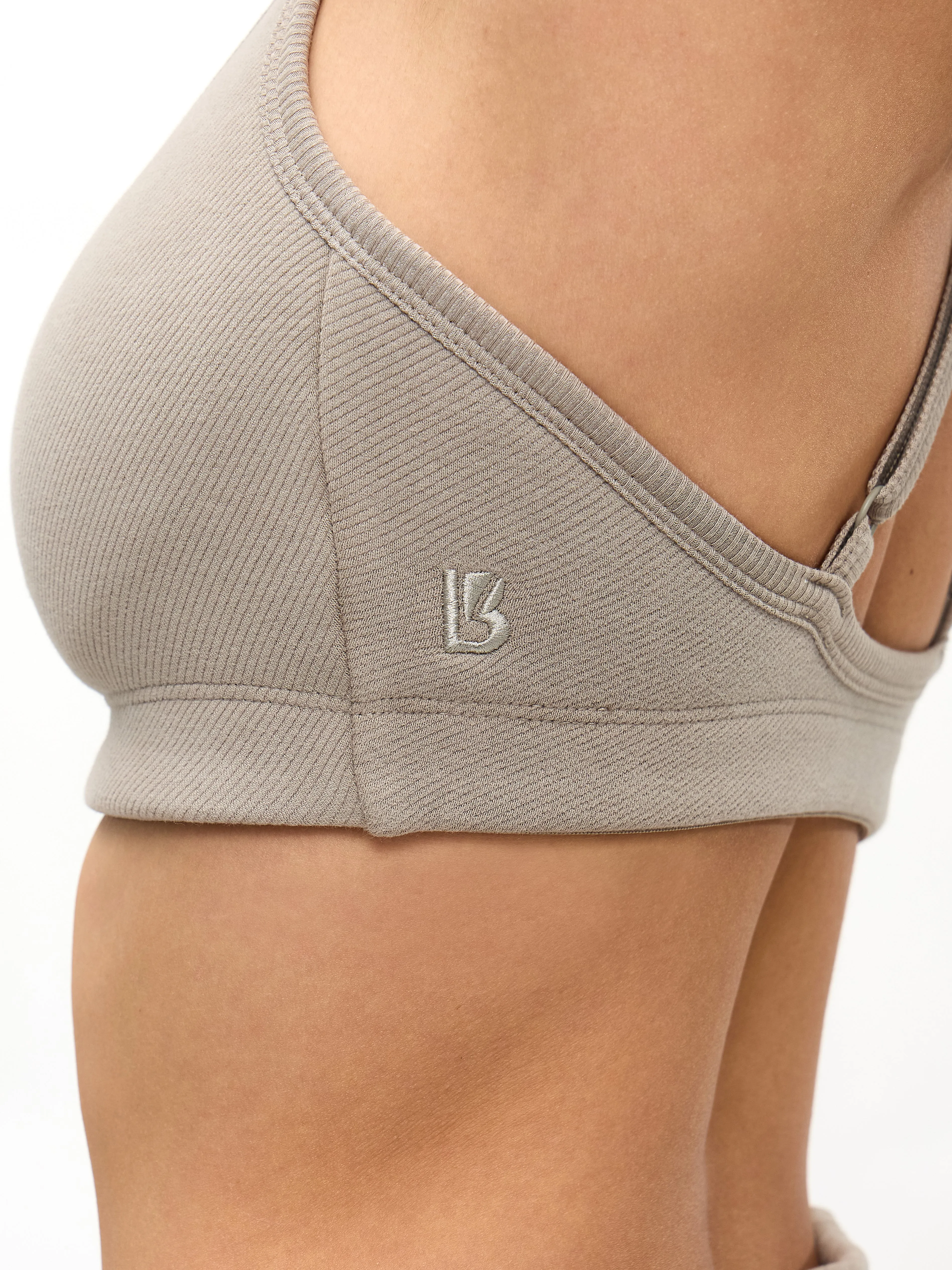 Plush Fleece Bralette - Neutral sold by BuffBunny product image thumbnail 3