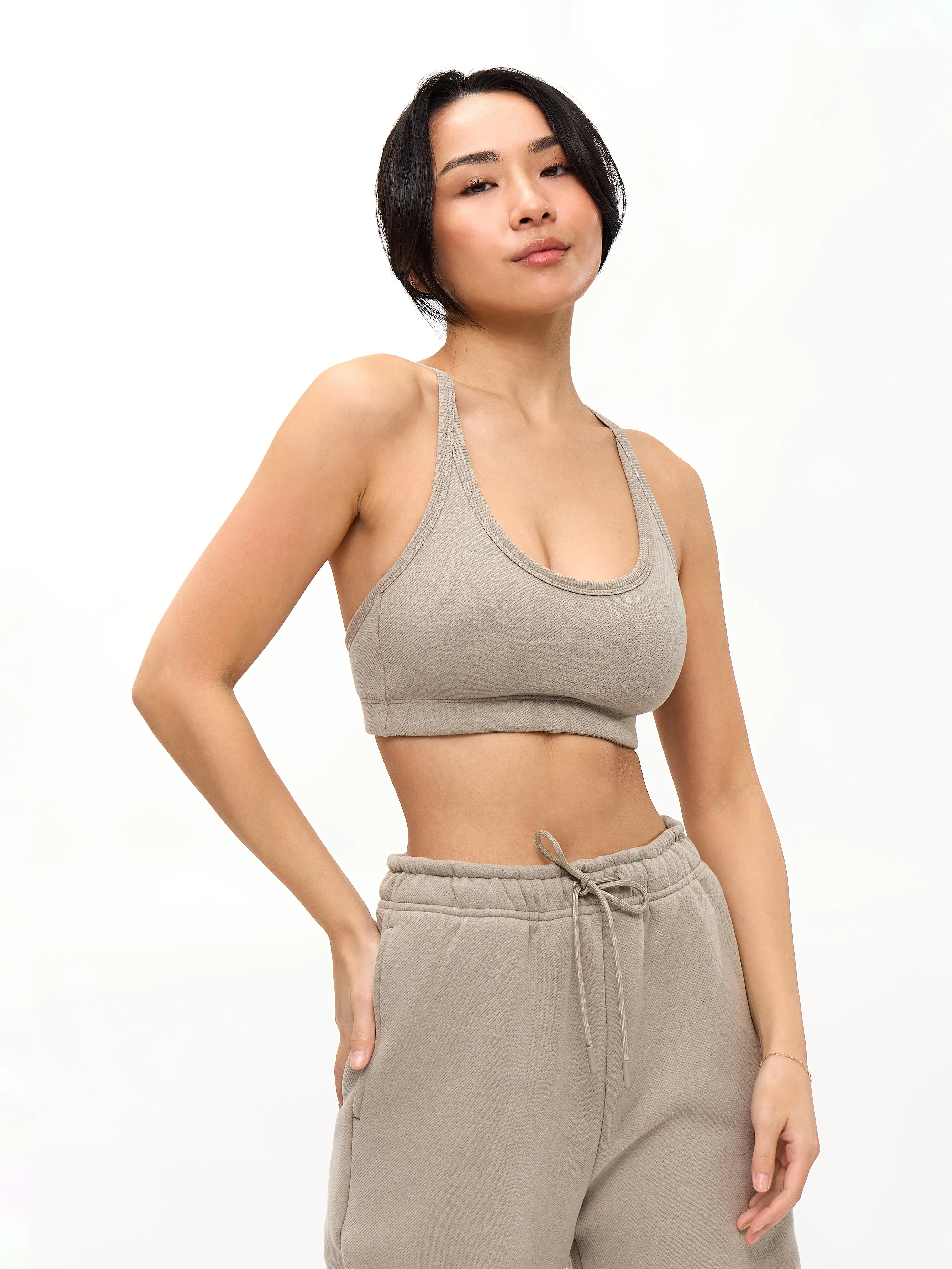 Plush Fleece Bralette - Neutral sold by BuffBunny product image thumbnail 4