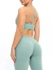 Poshknit V Scrunch Legging - Arctic Moss sold by BuffBunny