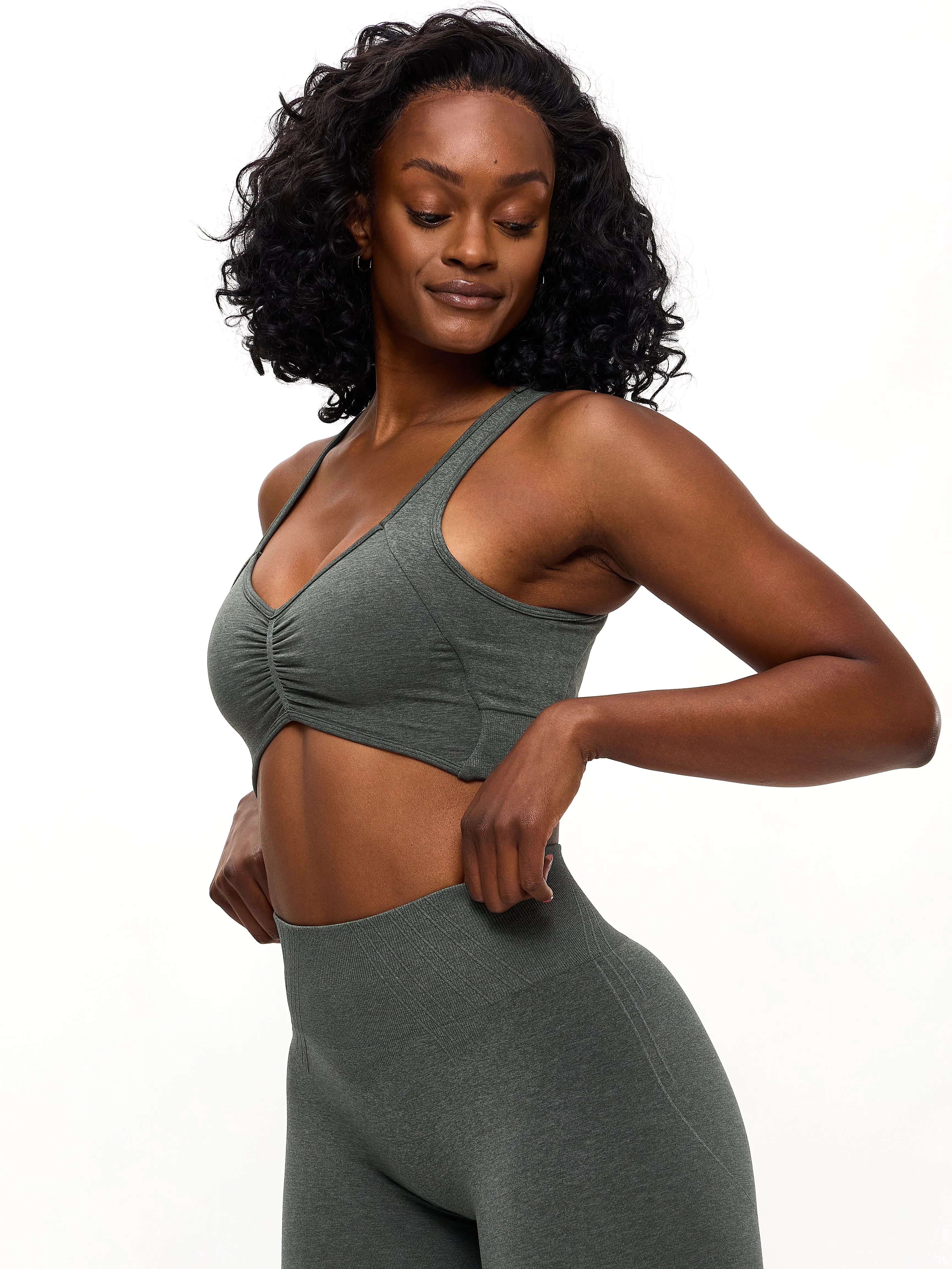 Form Reversible Seamless Sports Bra - Shadow Sage sold by BuffBunny product image thumbnail 5