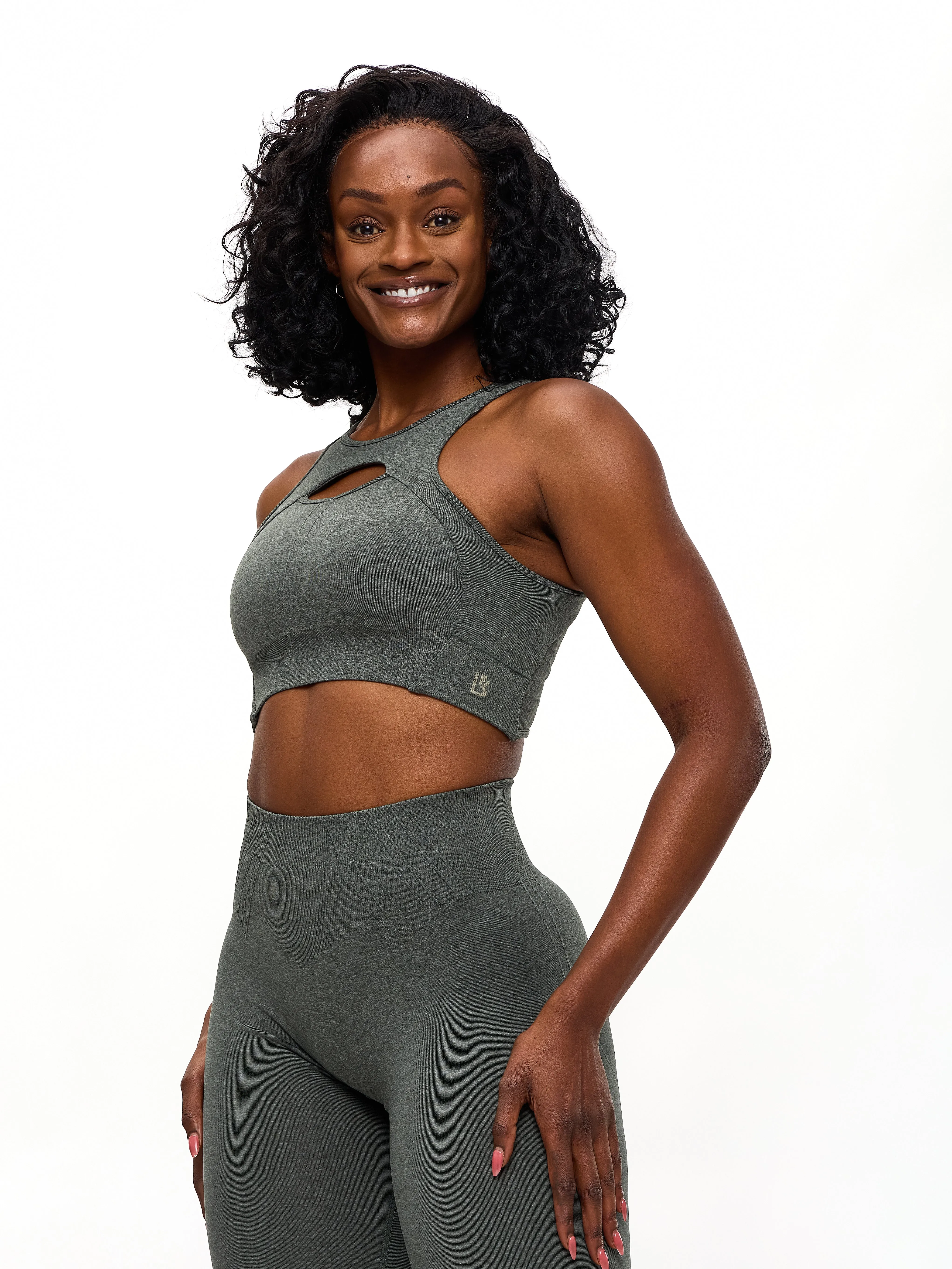 Form Reversible Seamless Sports Bra - Shadow Sage sold by BuffBunny product image thumbnail 3