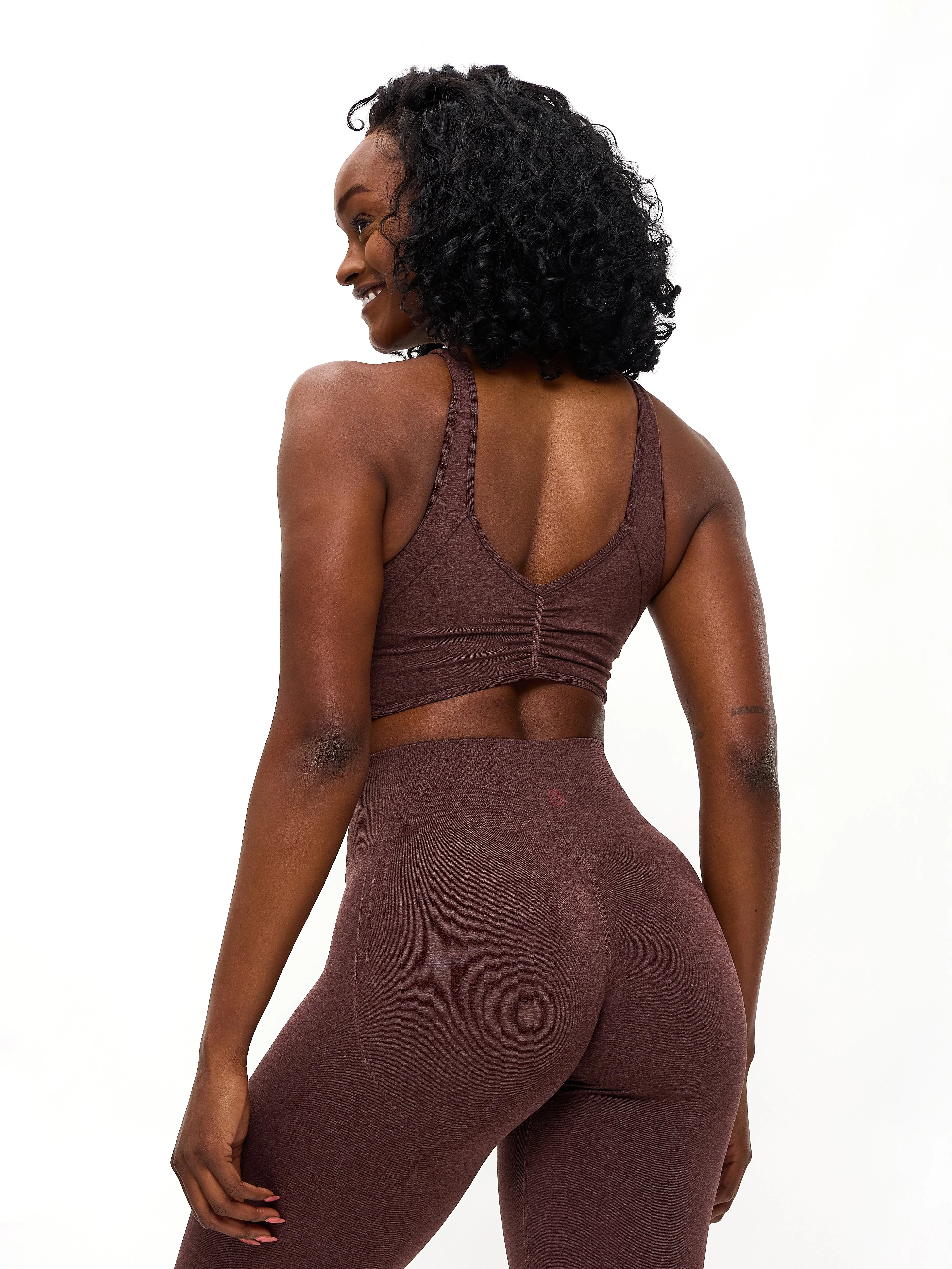 Form Reversible Seamless Sports Bra - Smoked Cherry sold by BuffBunny product image thumbnail 5