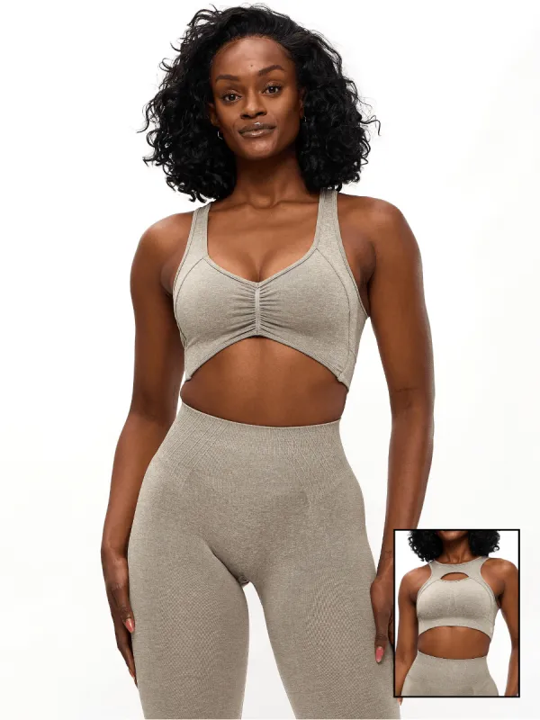 Form Reversible Seamless Sports Bra - Neutral sold by BuffBunny